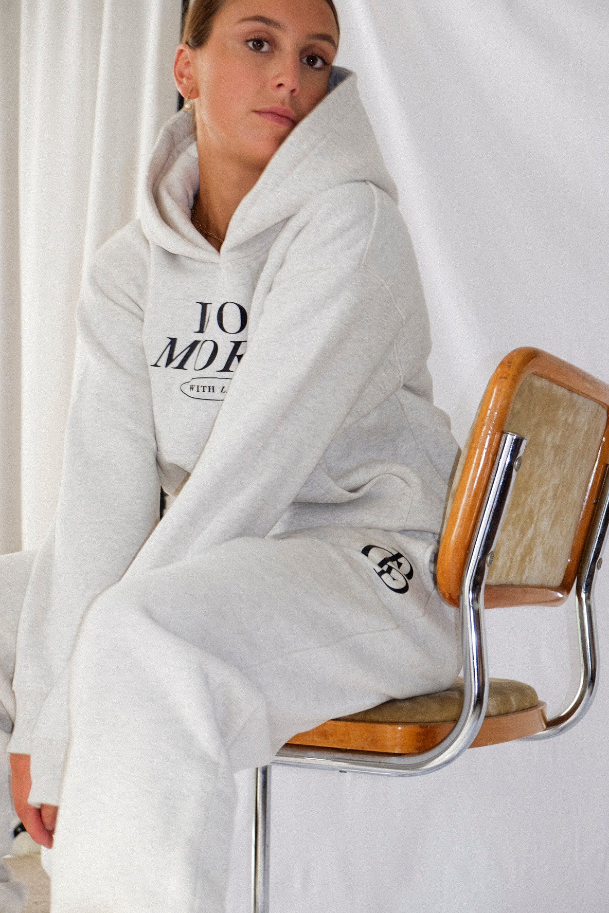 Do More Hoodie - Grey Marle