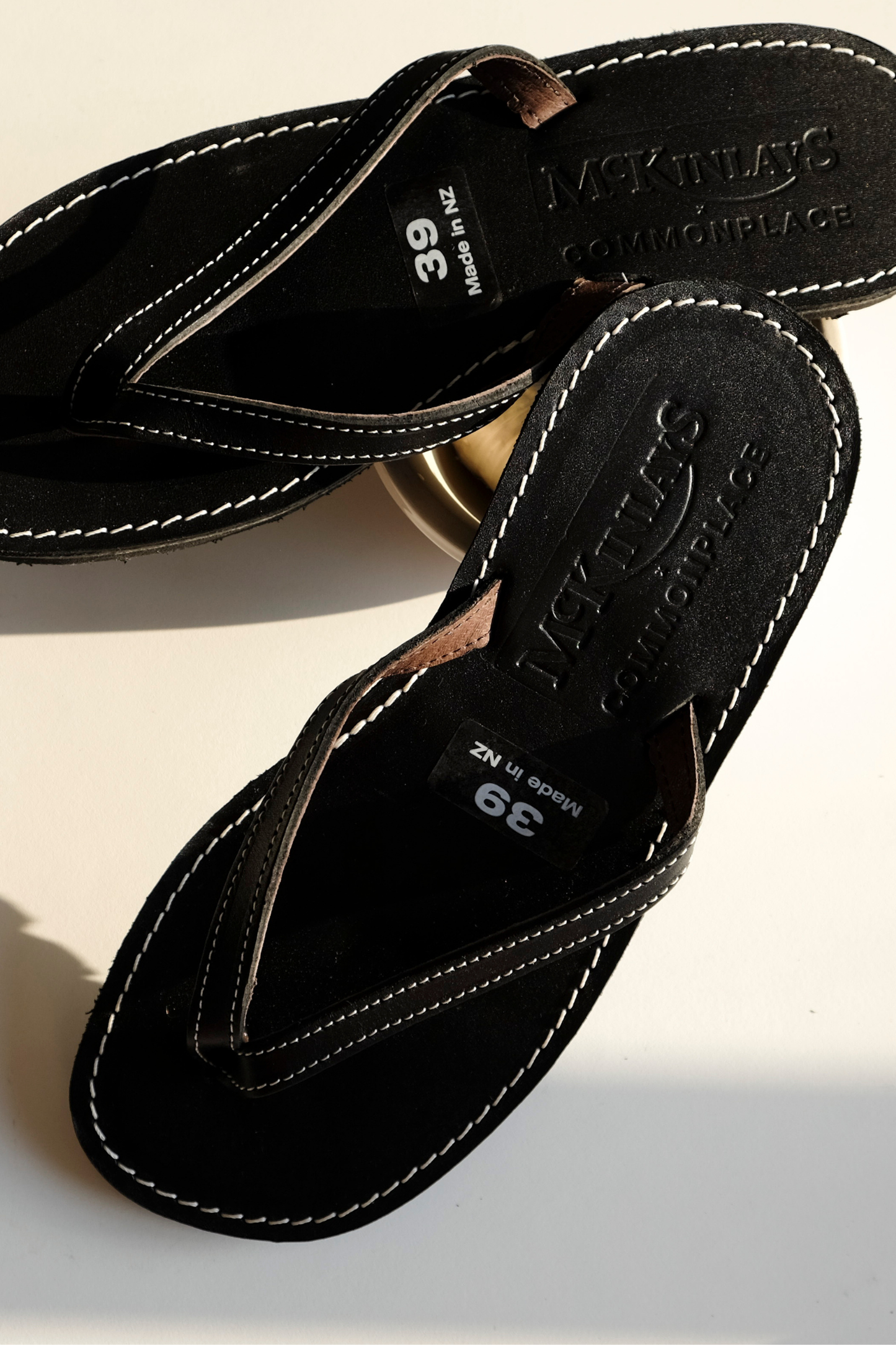 Mckinlays x Commonplace Boundary Sandal - Black/White