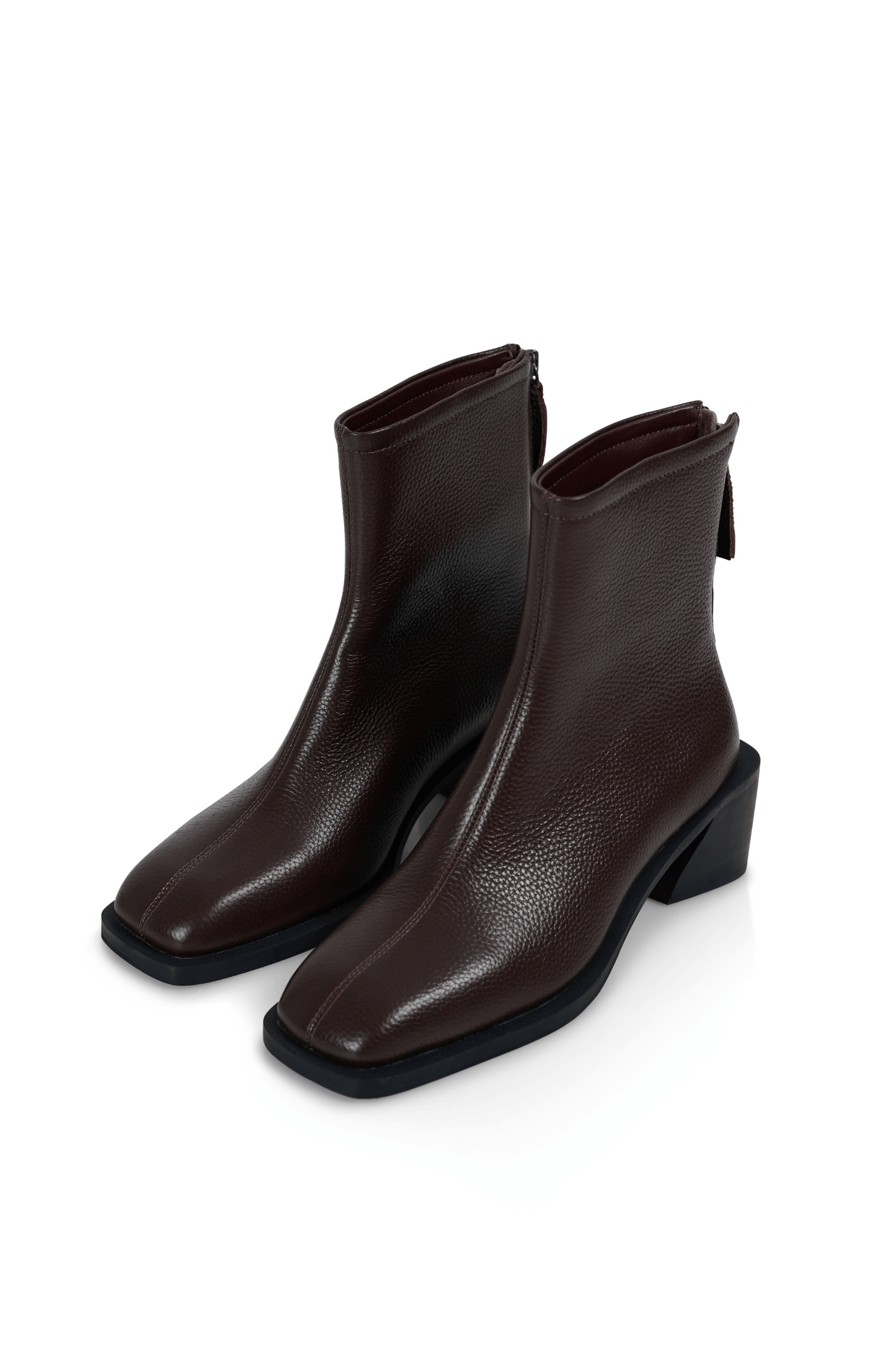 Brooklyn Square Toe Boot - Brown