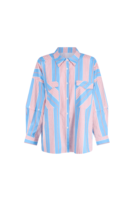 Eastern Shirt - Baby Blue/Pink