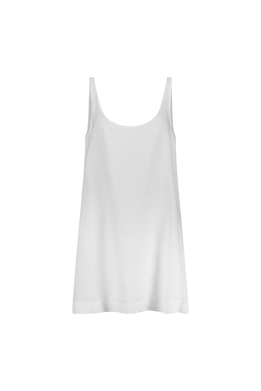 Palermo Low Back Dress - White