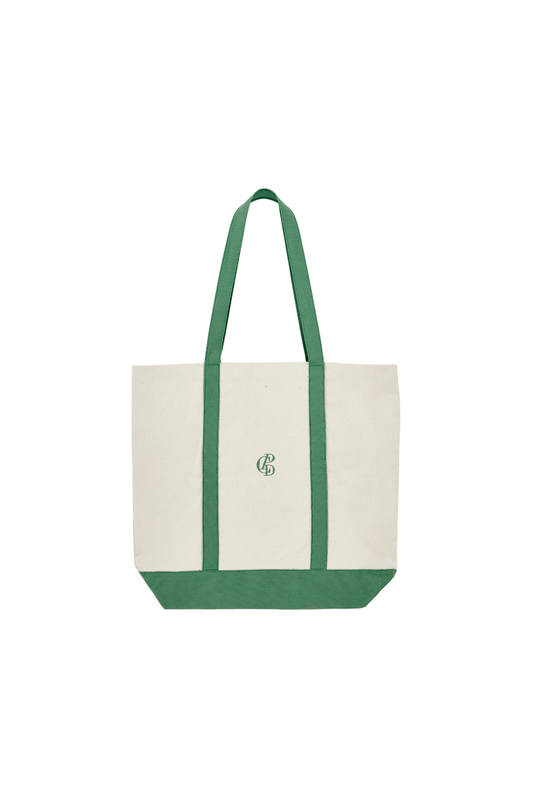 Claremont Tote Bag - Cream/Sage