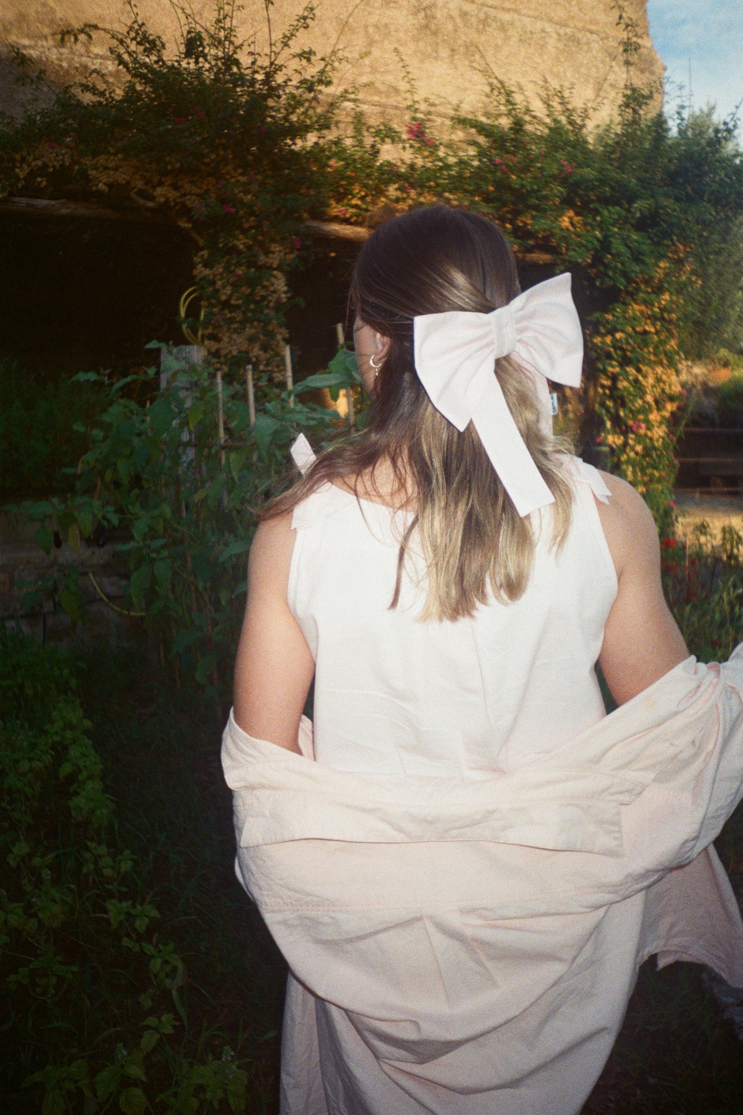 Georgie Hair Bow - Baby Pink