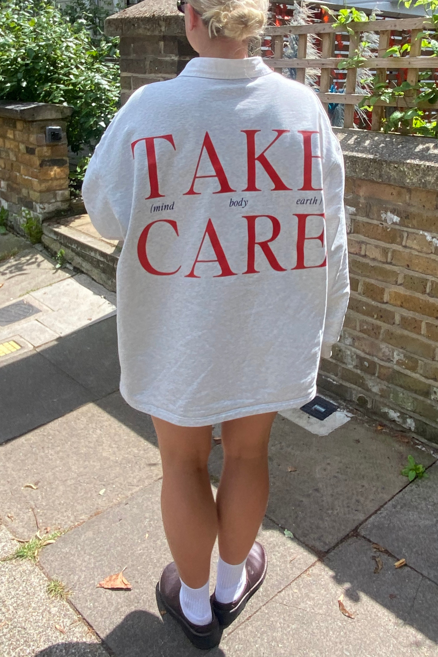 Take Care Polo - Grey Marle