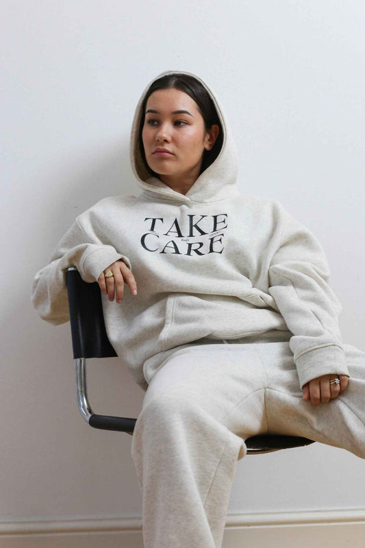 Take Care Hoodie - Grey Marle