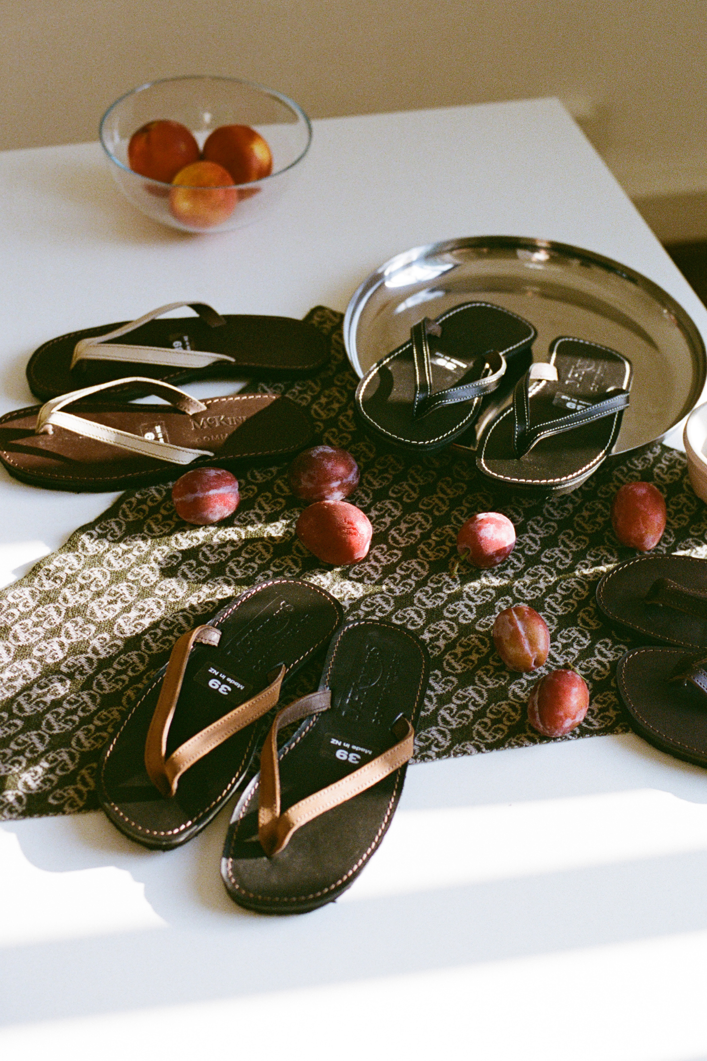 Mckinlays x Commonplace Boundary Sandal - Black/White