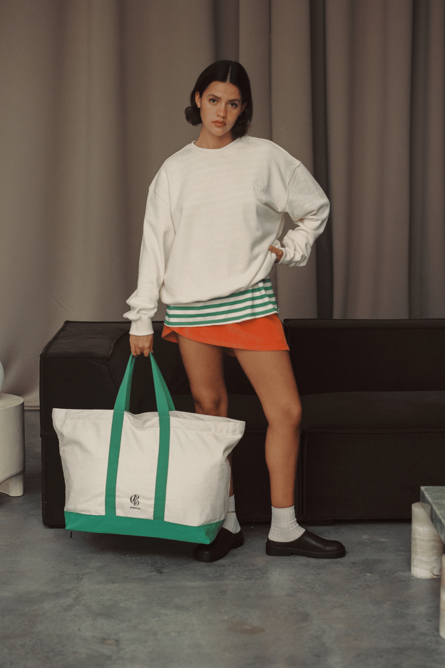 CPD French Terry Sweatshirt - Vanilla