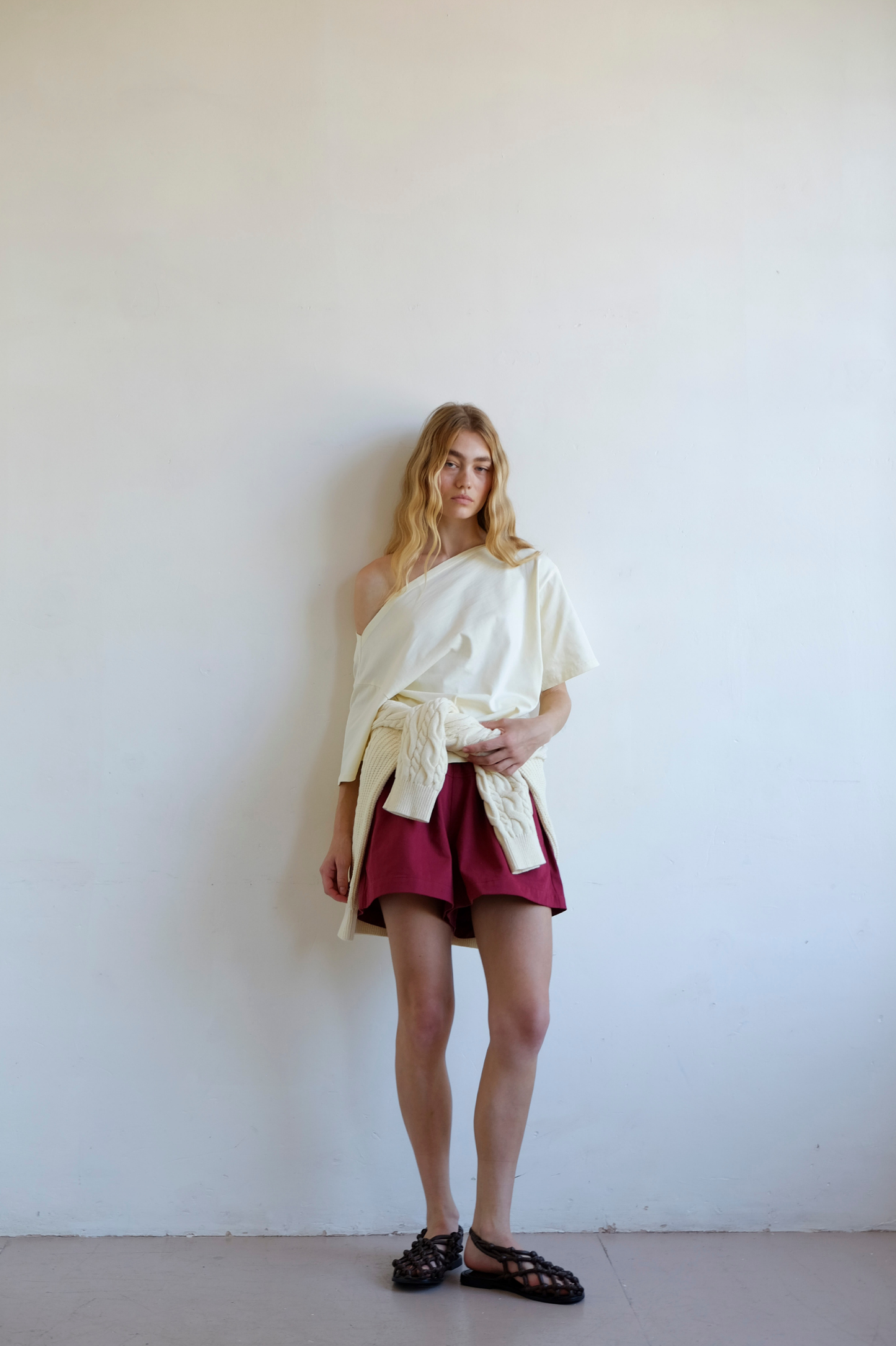 Down the Line Short - Maroon