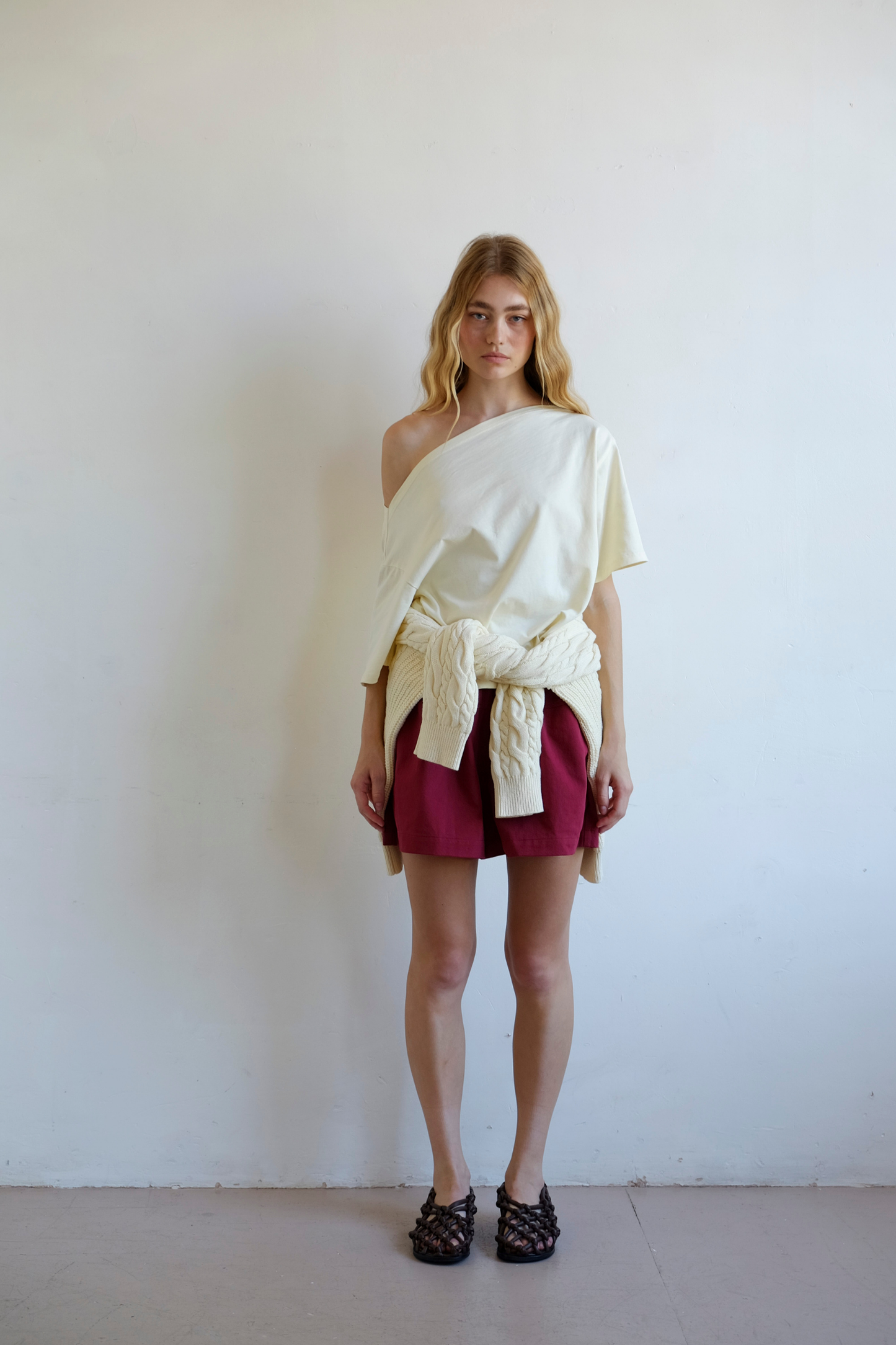 Asymmetrical Top - Butter