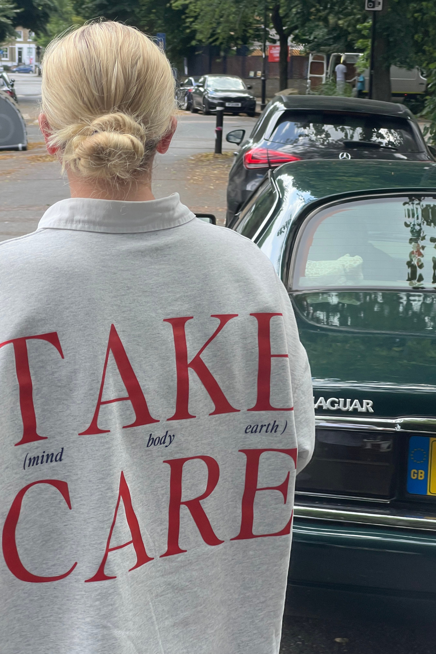 Take Care Polo - Grey Marle