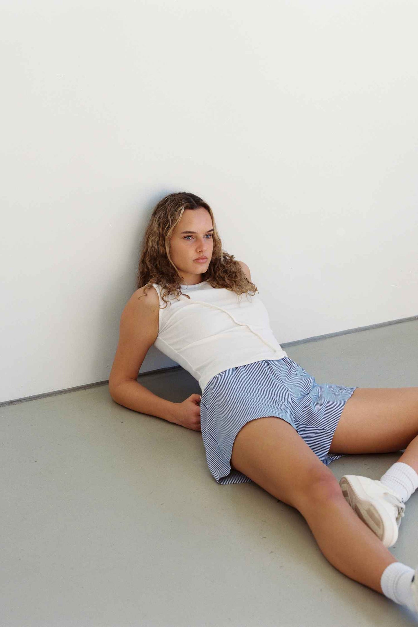 Eastern Boxer Short - Navy Stripe