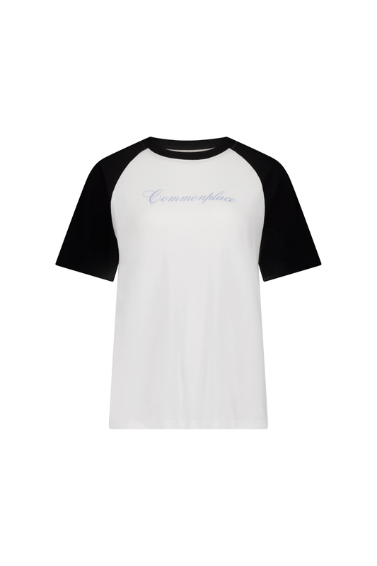 Cursive Raglan T-Shirt