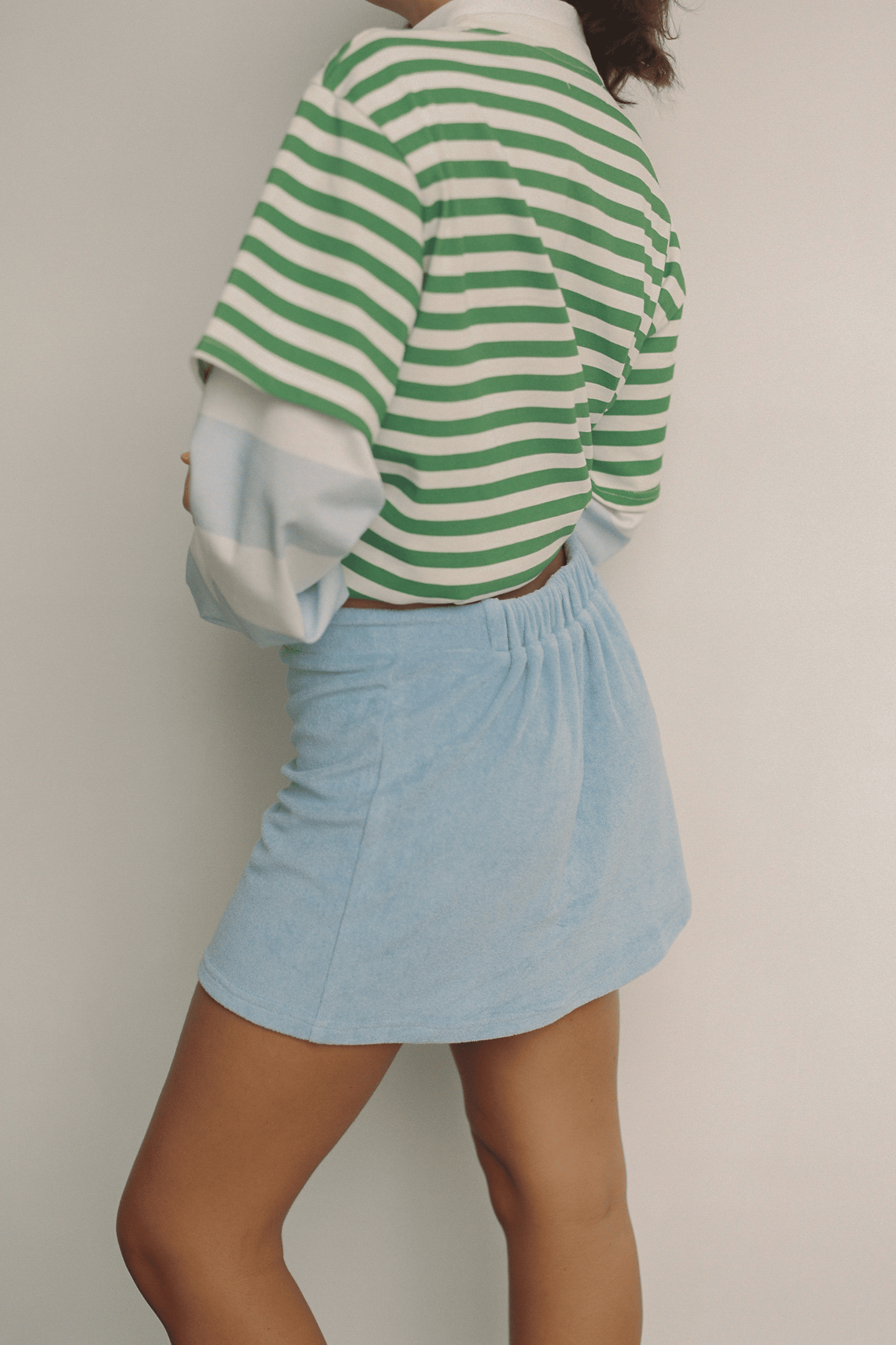 Terry Skirt - Sky
