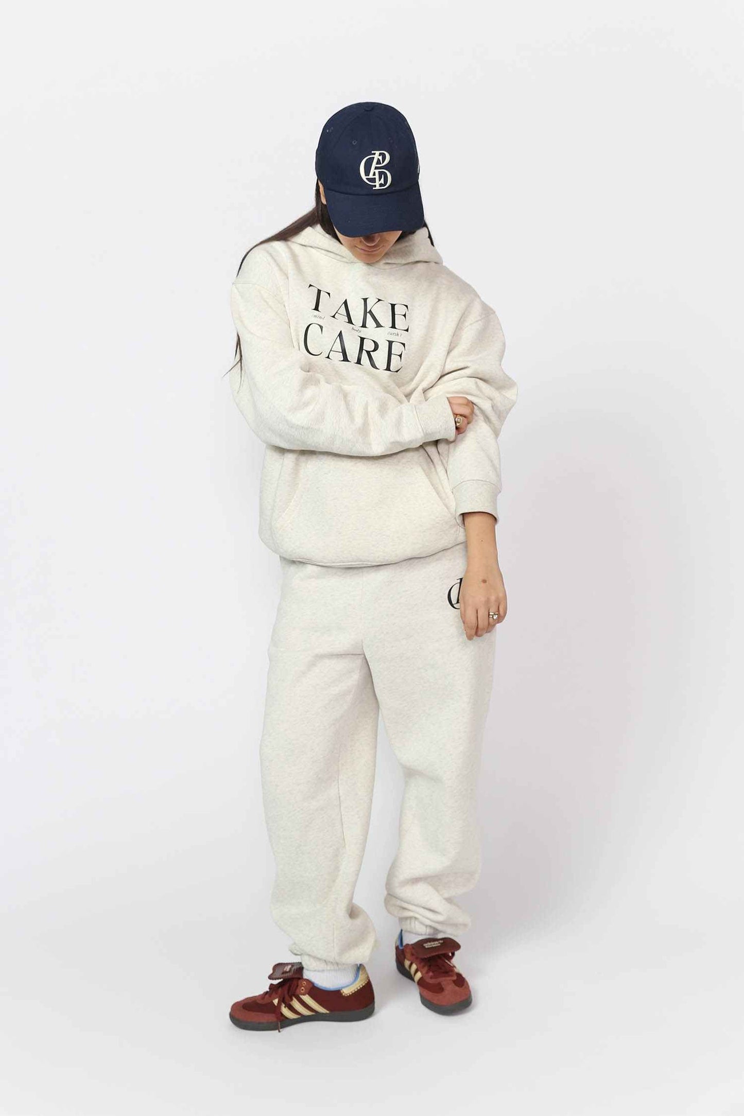 Take Care Hoodie - Grey Marle