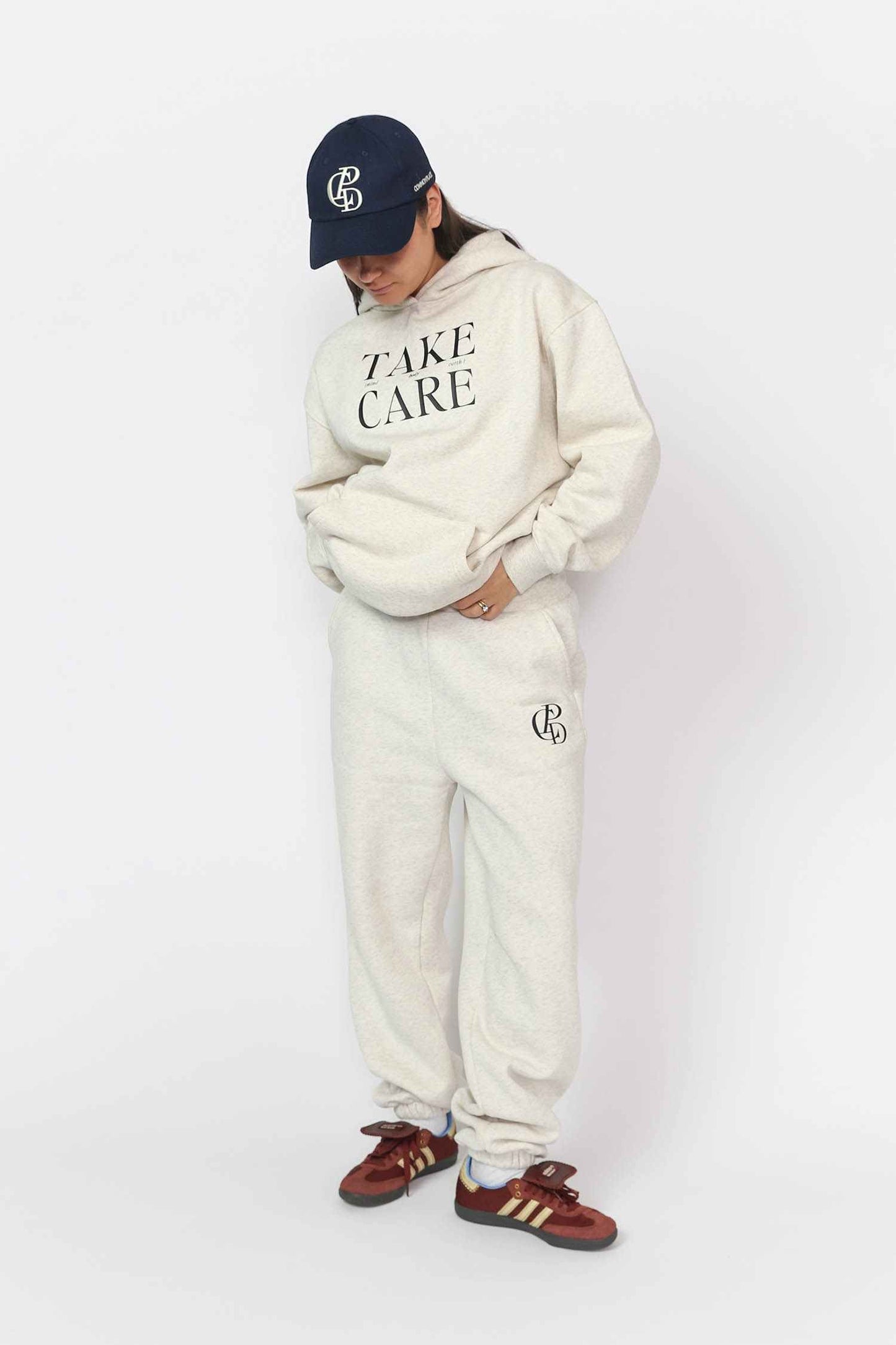 Take Care Hoodie - Grey Marle