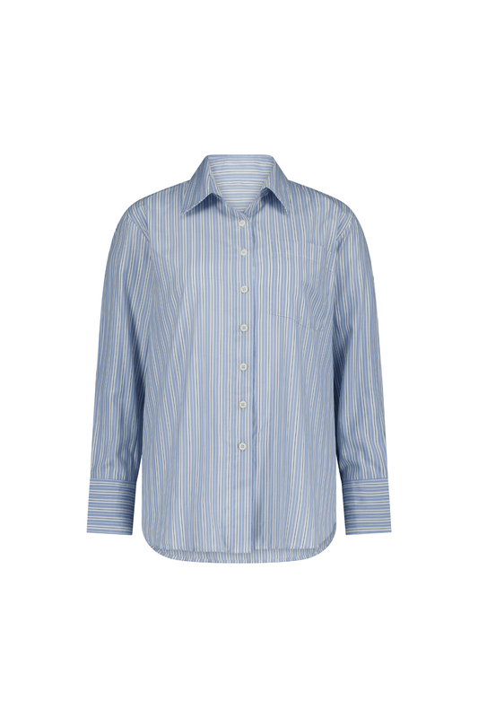 Good Days Shirt - Blue/White Stripe