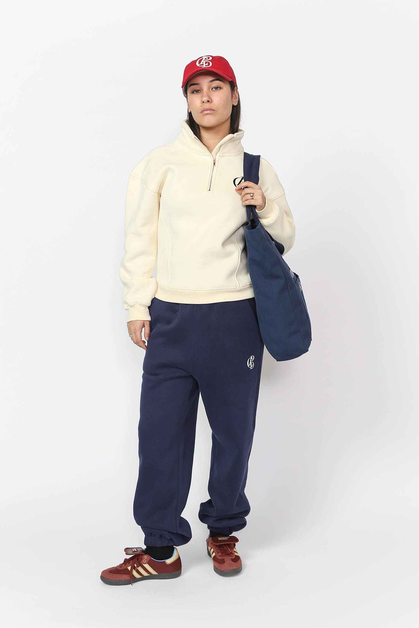 Run Club Tote - Navy/Natural