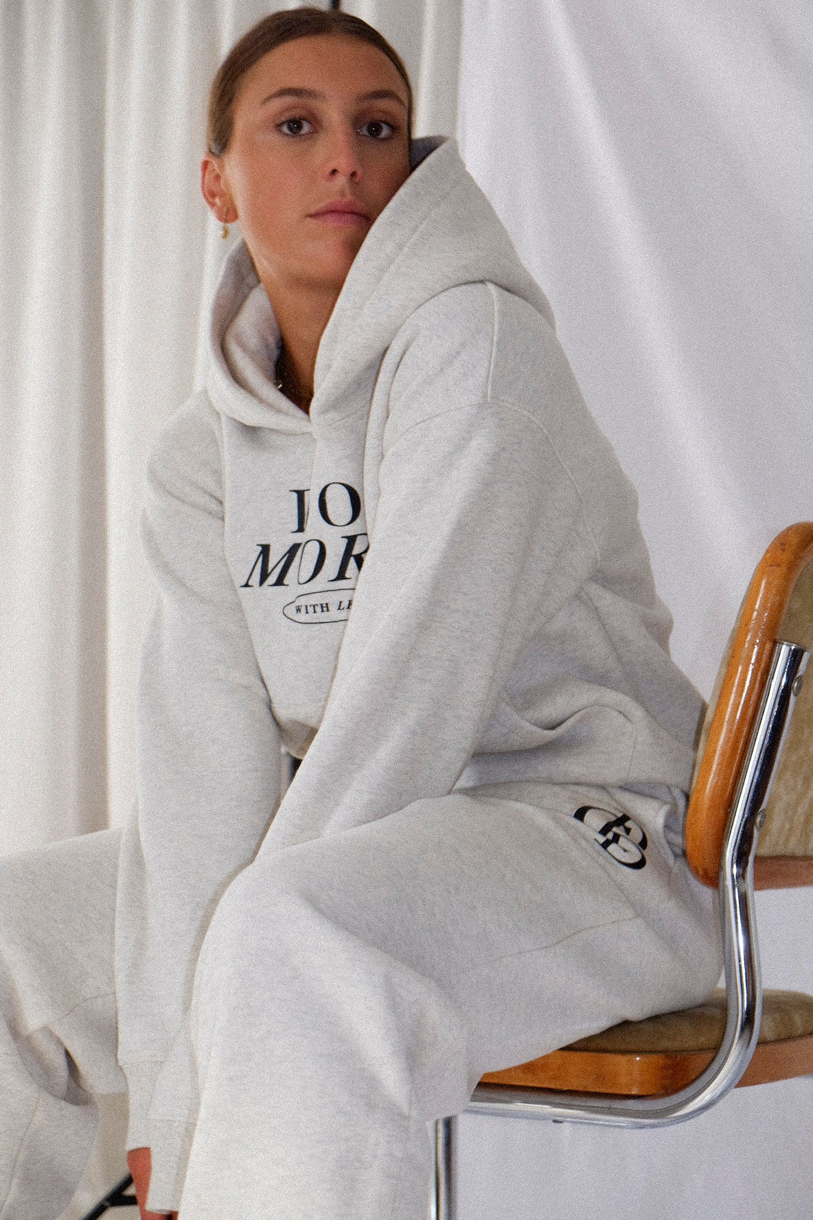 Do More Hoodie - Grey Marle