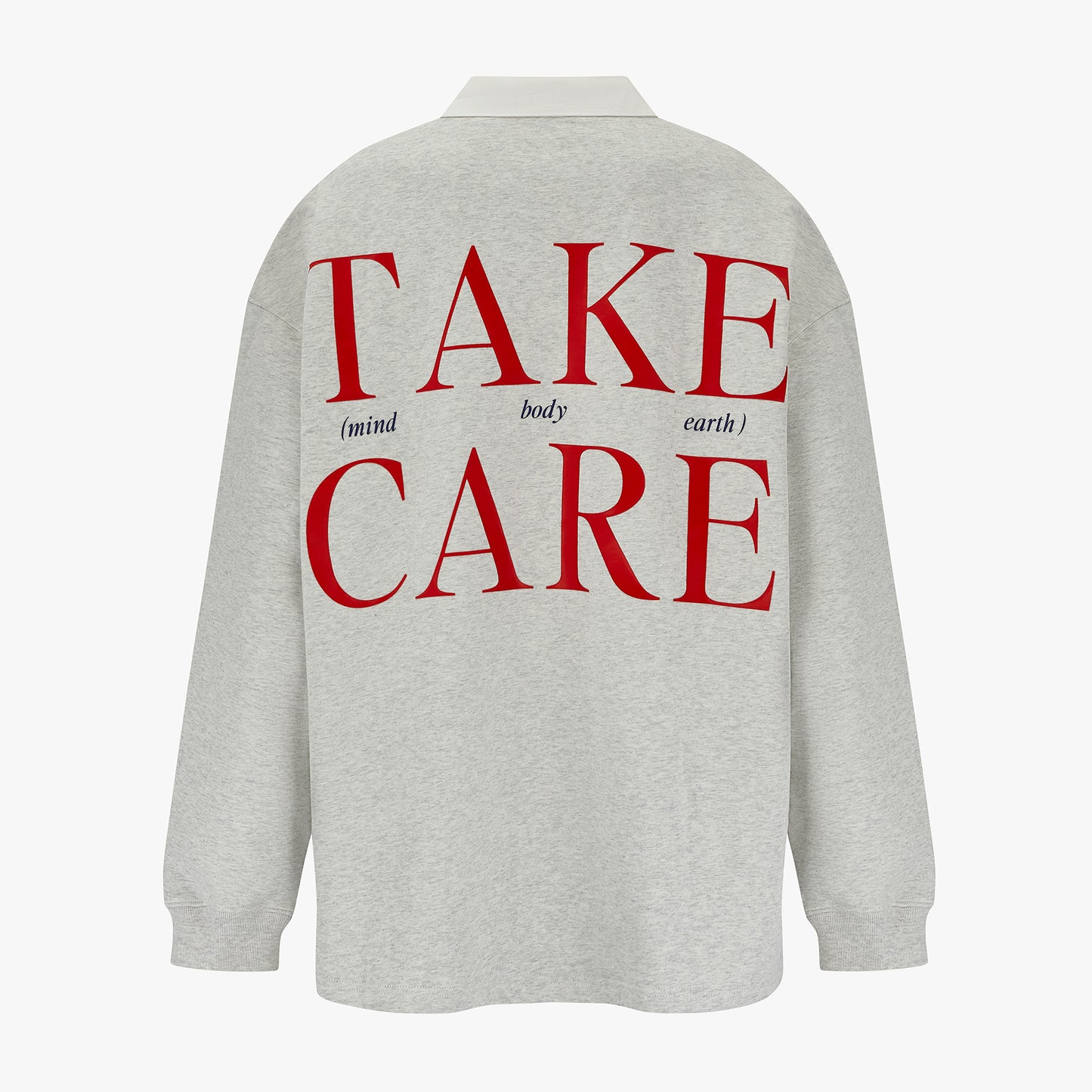 Take Care Polo - Grey Marle