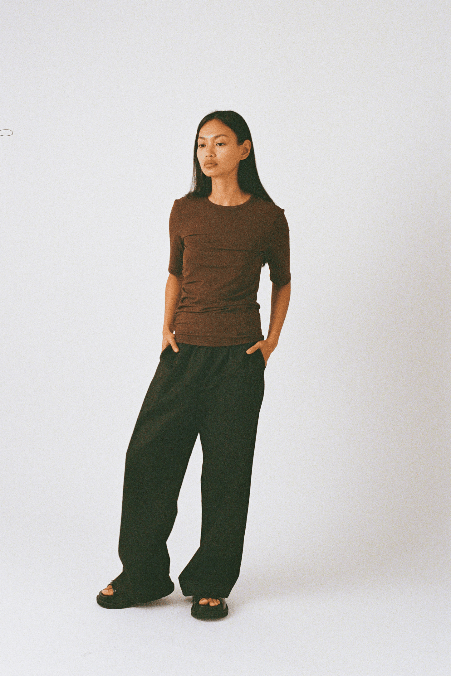 Libby Pull On Trouser - Black