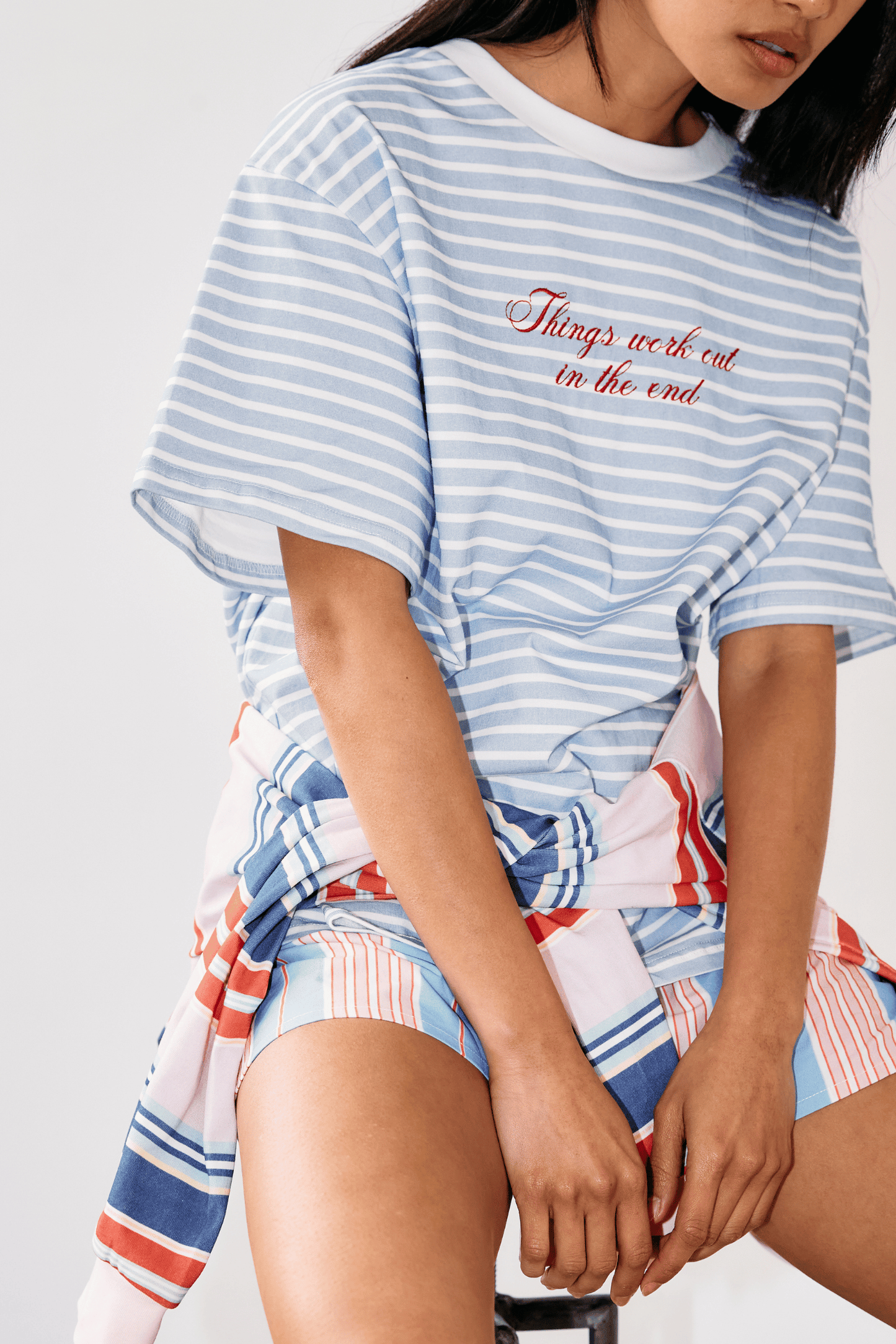 Morale T-Shirt - Baby Blue