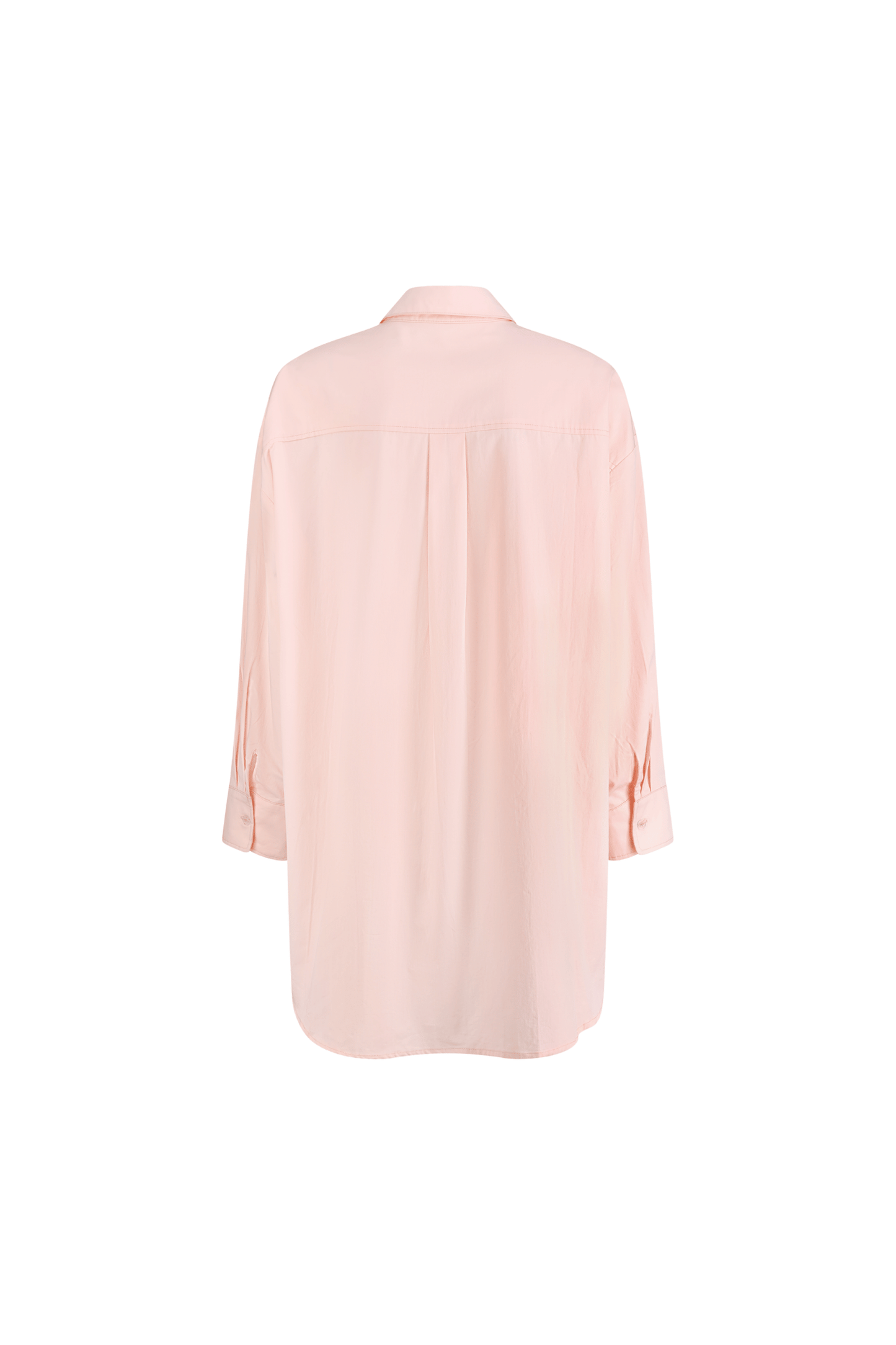 Peachy Oversized Shirt - Baby Pink