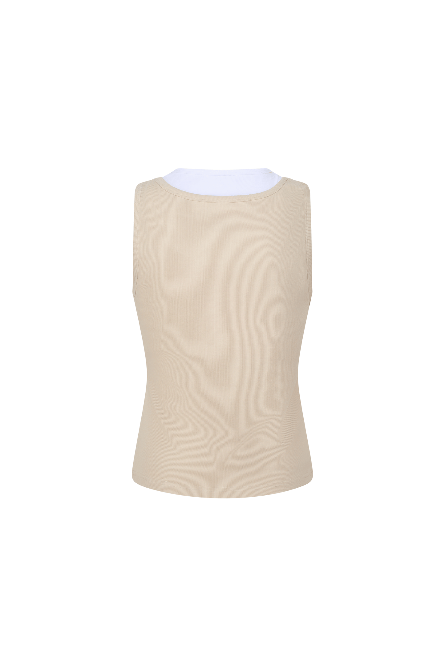 Millie Double Layer Tank - Sand