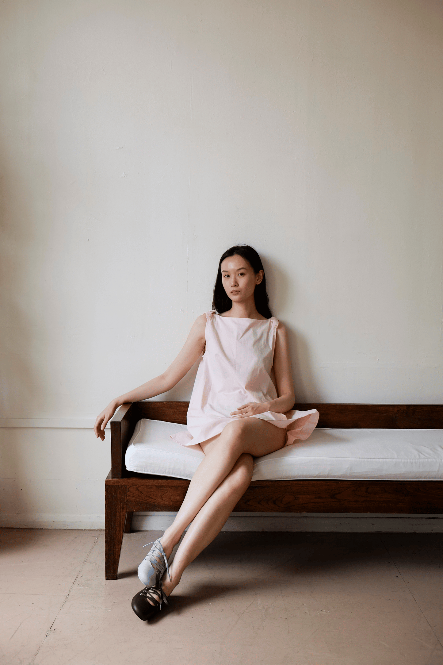 Margie Pinny Dress - Baby Pink