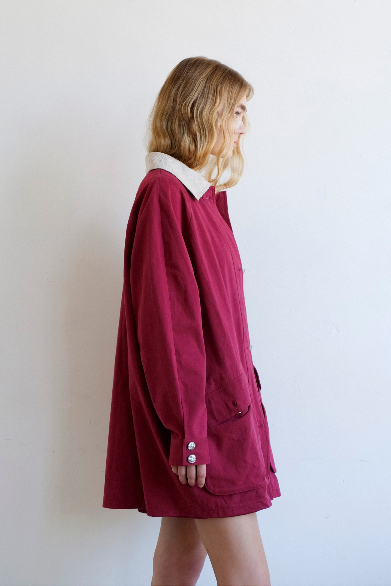 Down the Line Jacket - Maroon
