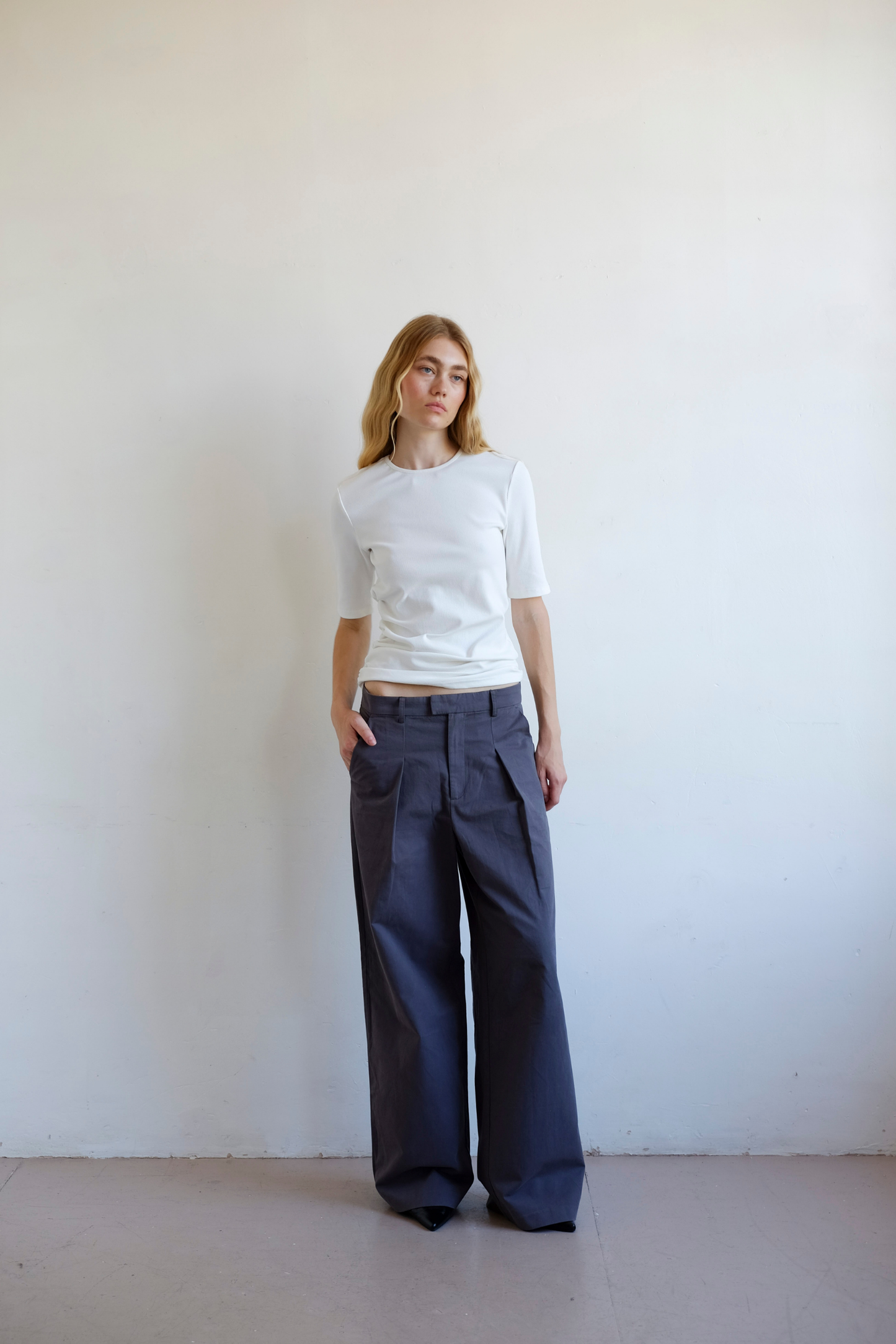 City Twill Trouser - Dark Grey