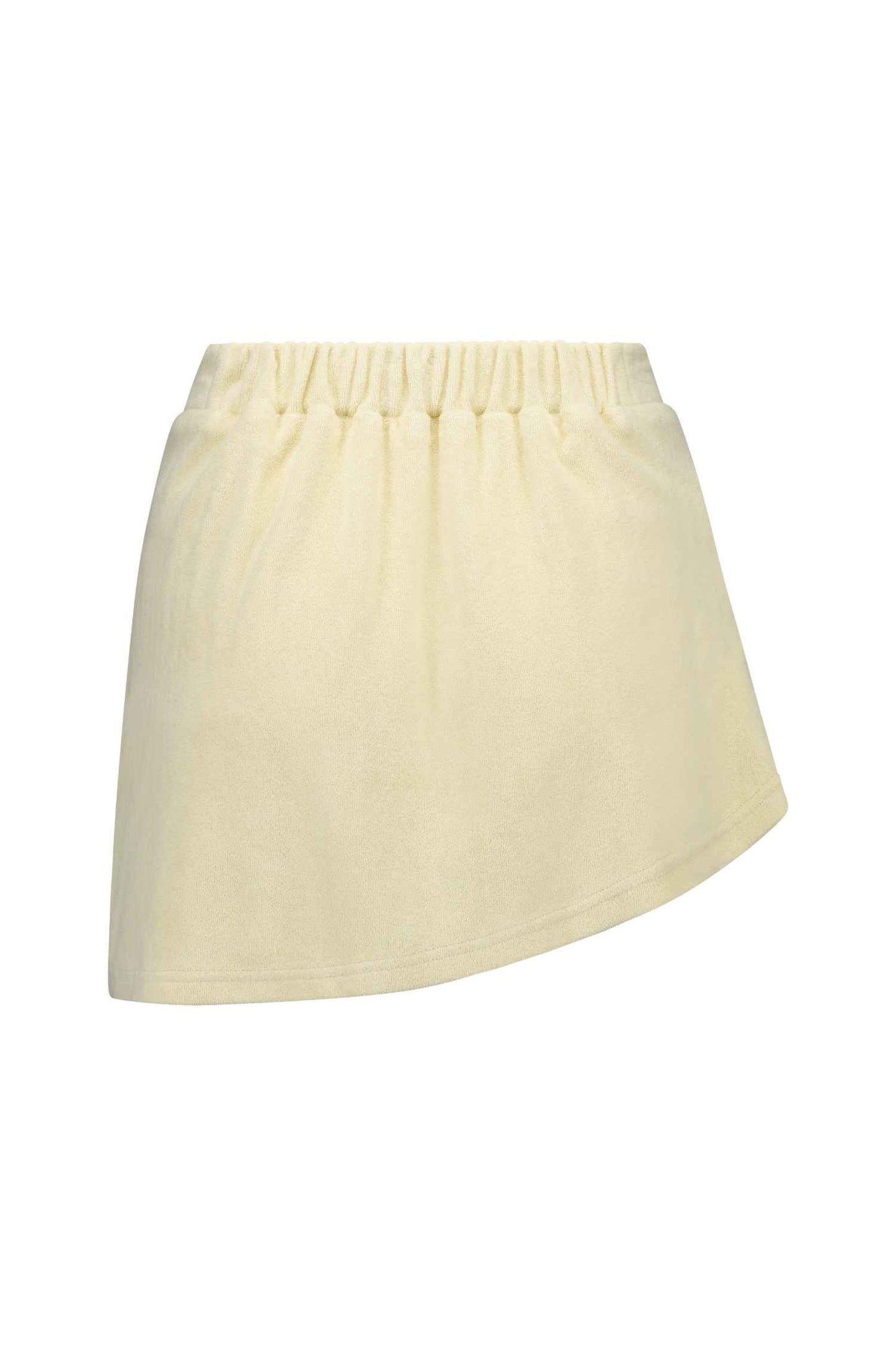 Terry Ruched Skirt - Butter