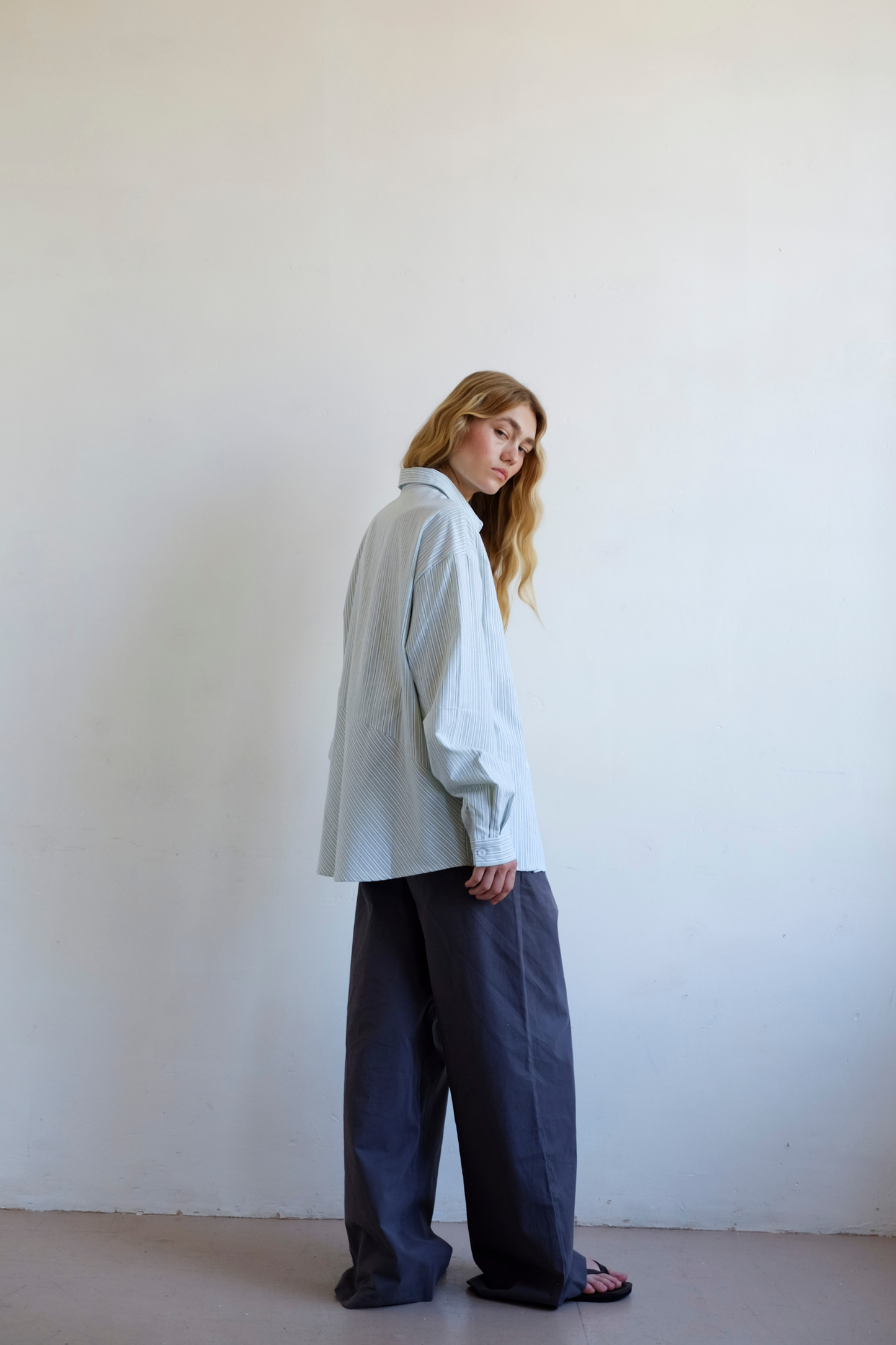 Cortez Shirt - Mint Stripe