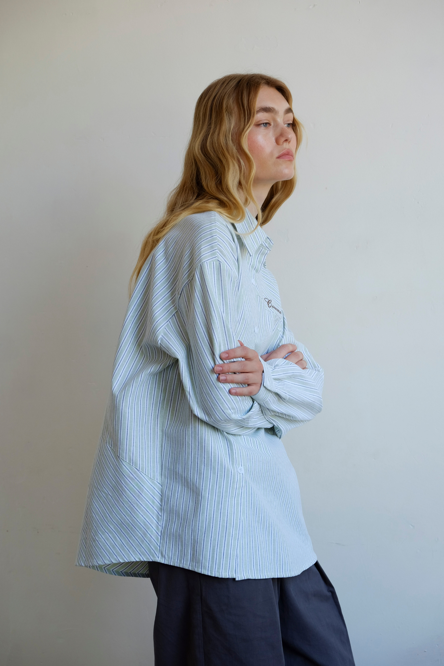 Cortez Shirt - Mint Stripe