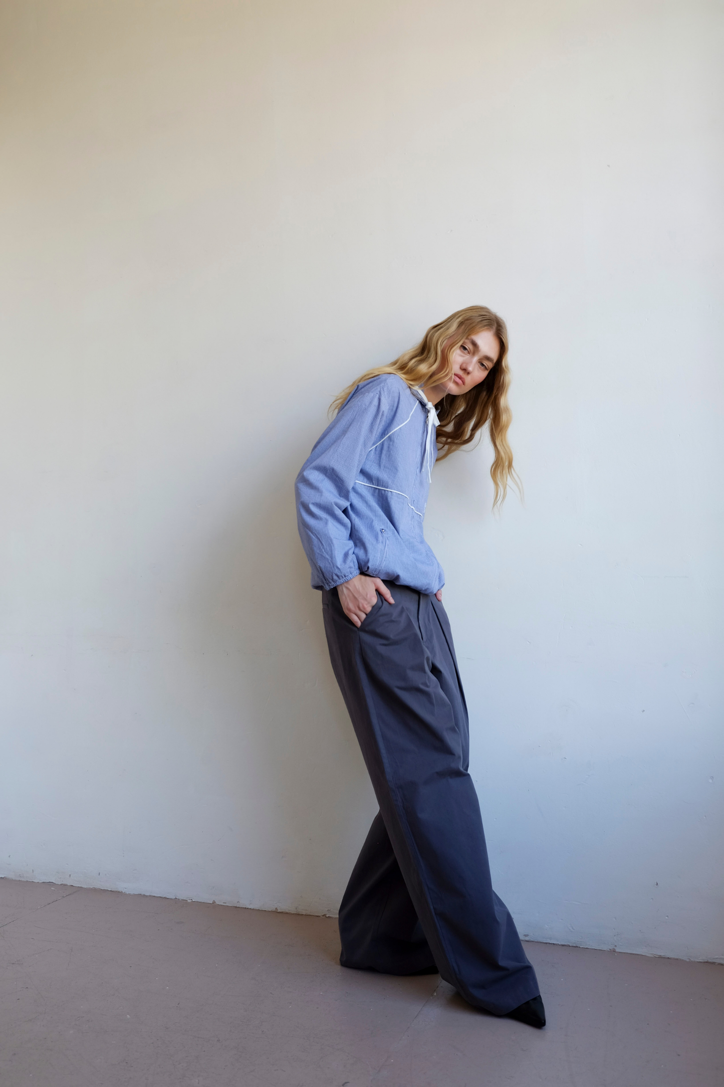 Prince Pullover - Navy Check