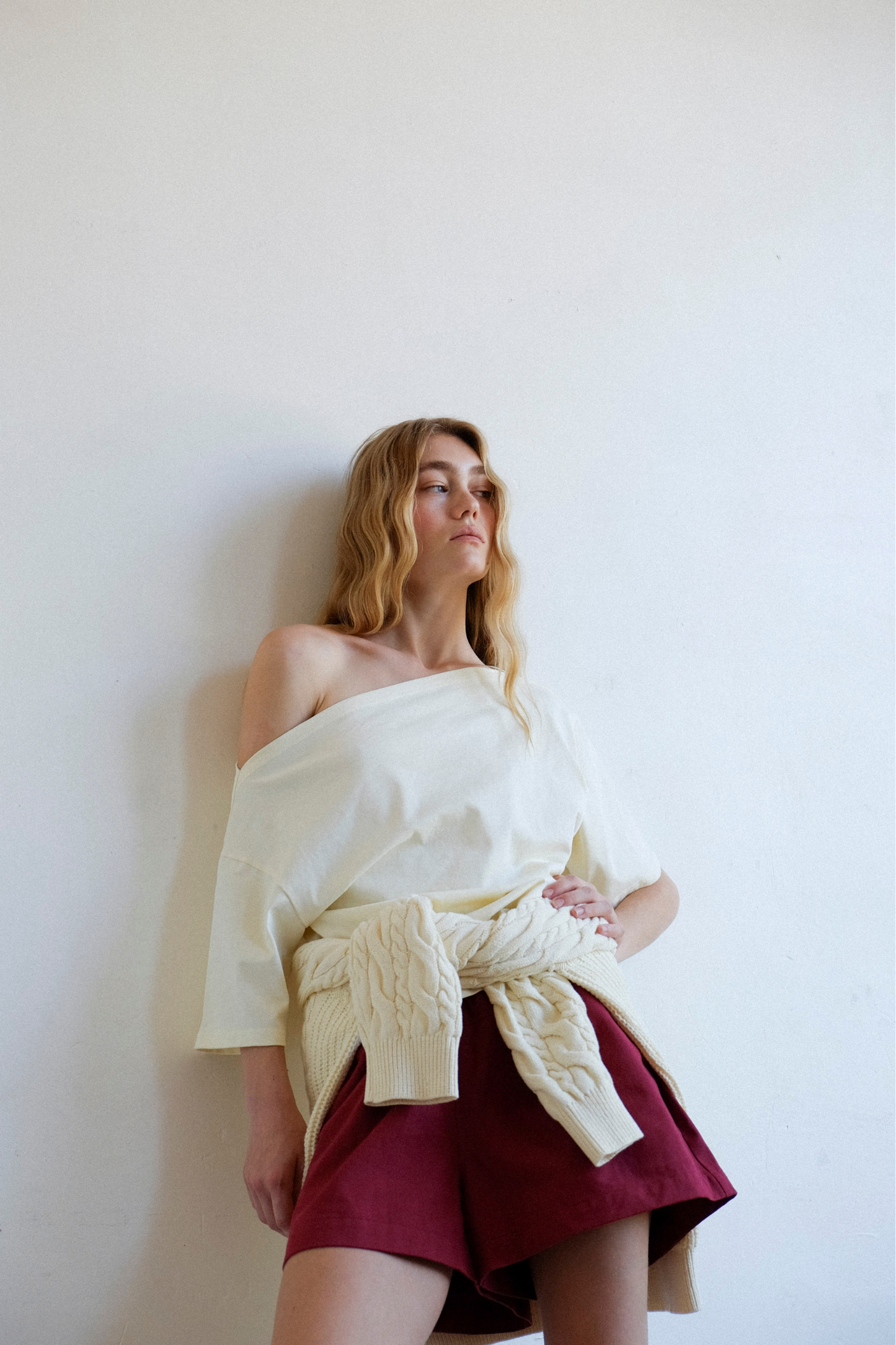 Asymmetrical Top - Butter