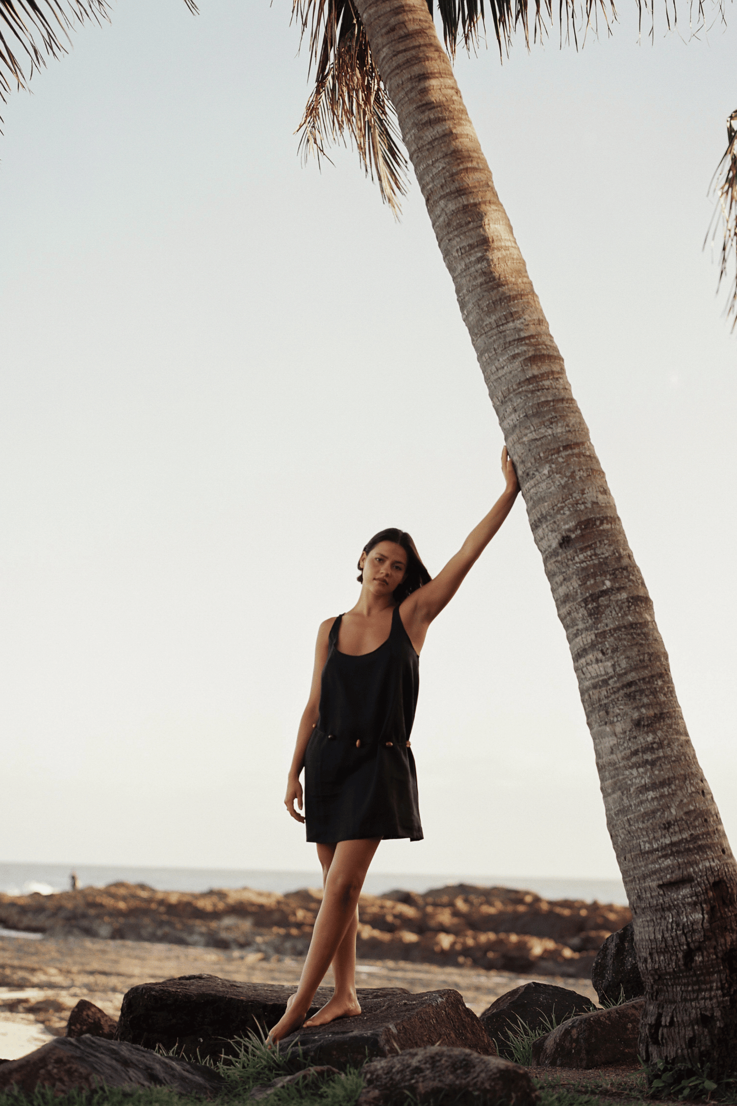 Palermo Low Back Dress - Black