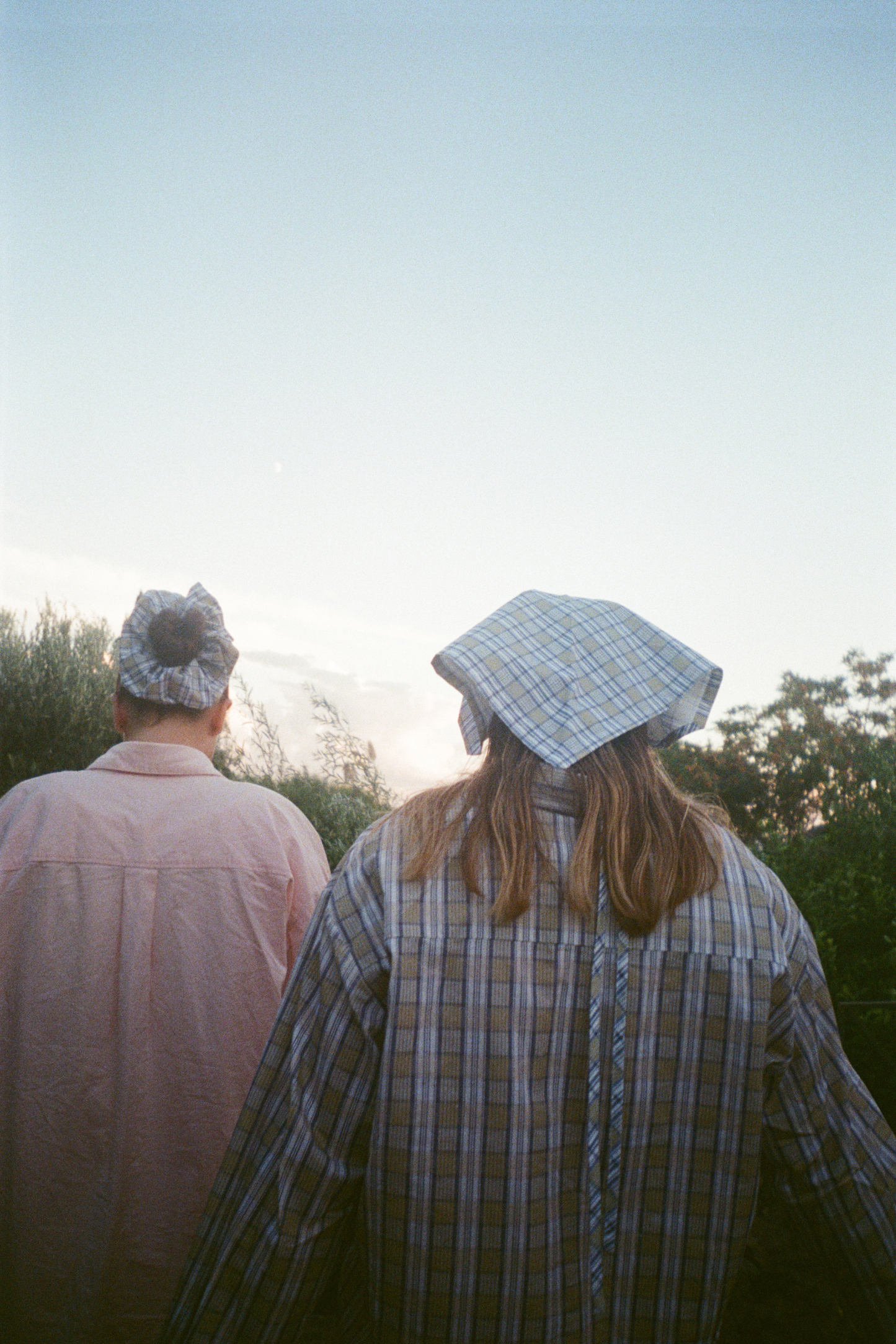 Michelle Headscarf - Sage Gingham