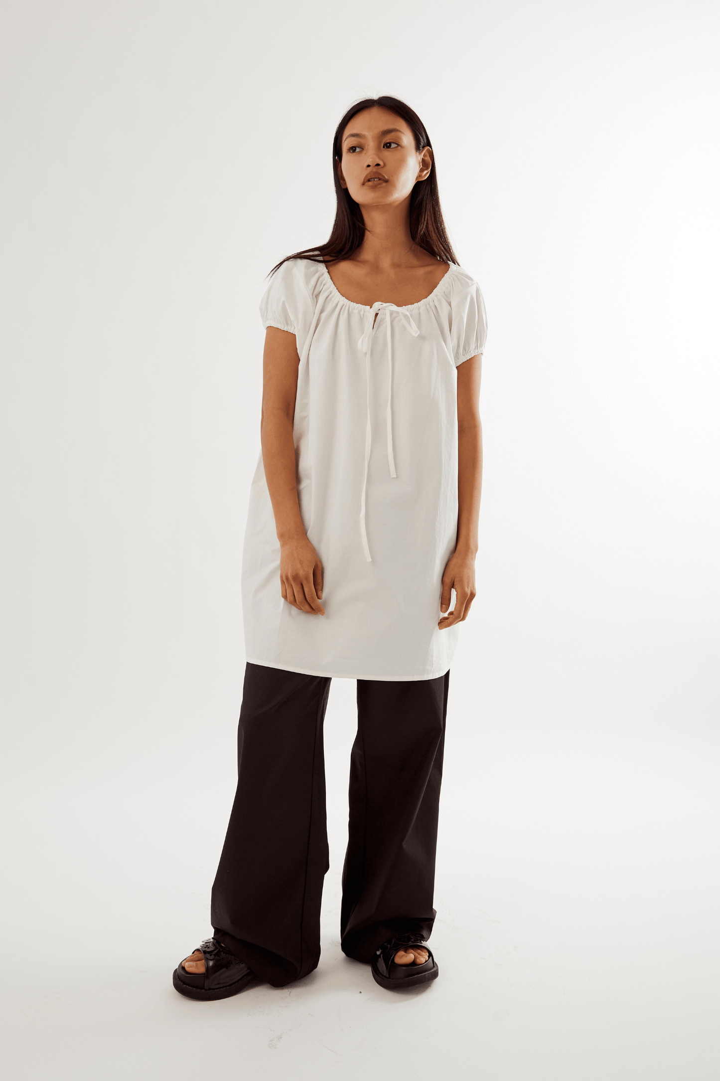 Garden Shed Dress - White