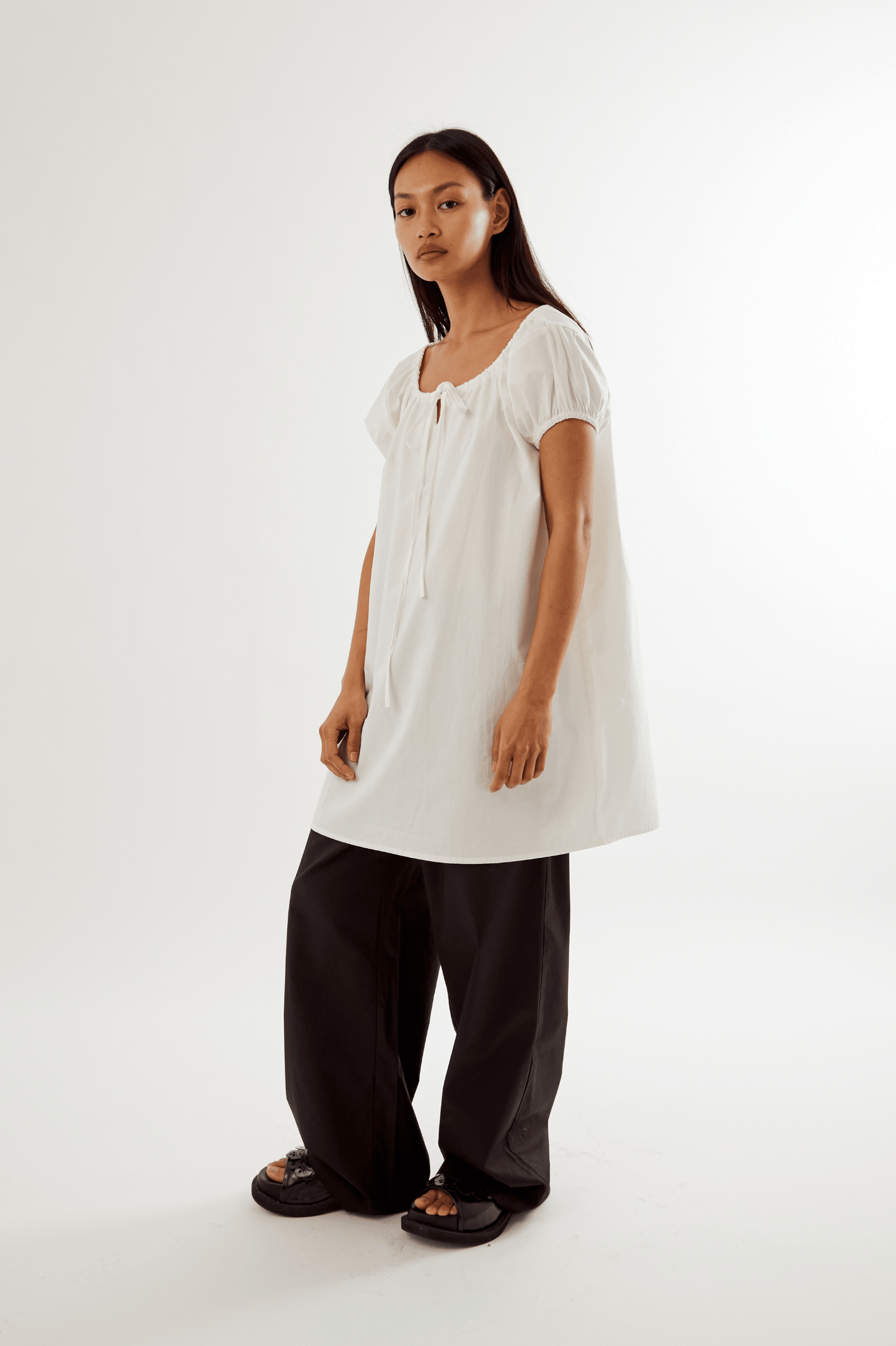 Garden Shed Dress - White