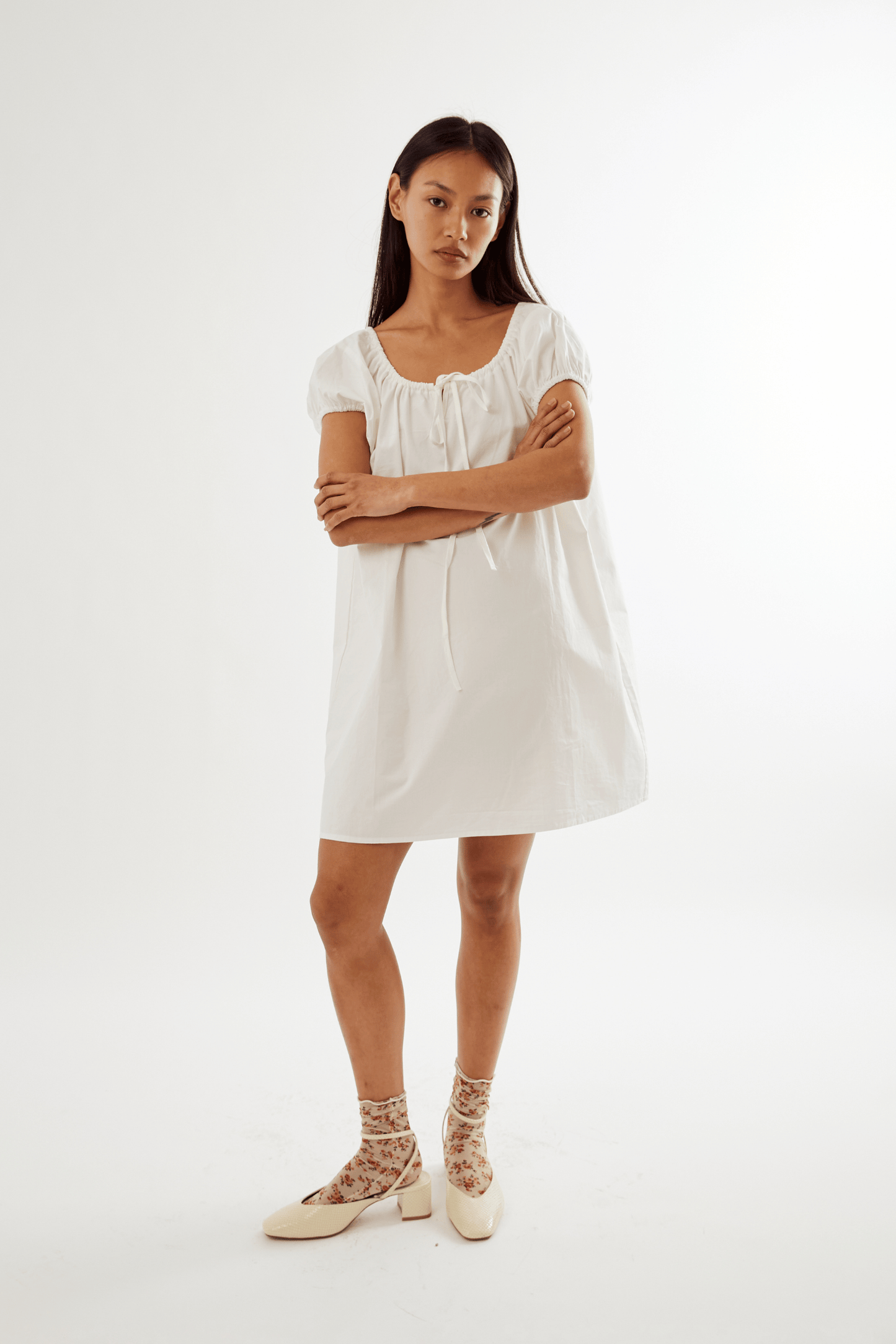 Garden Shed Dress - White