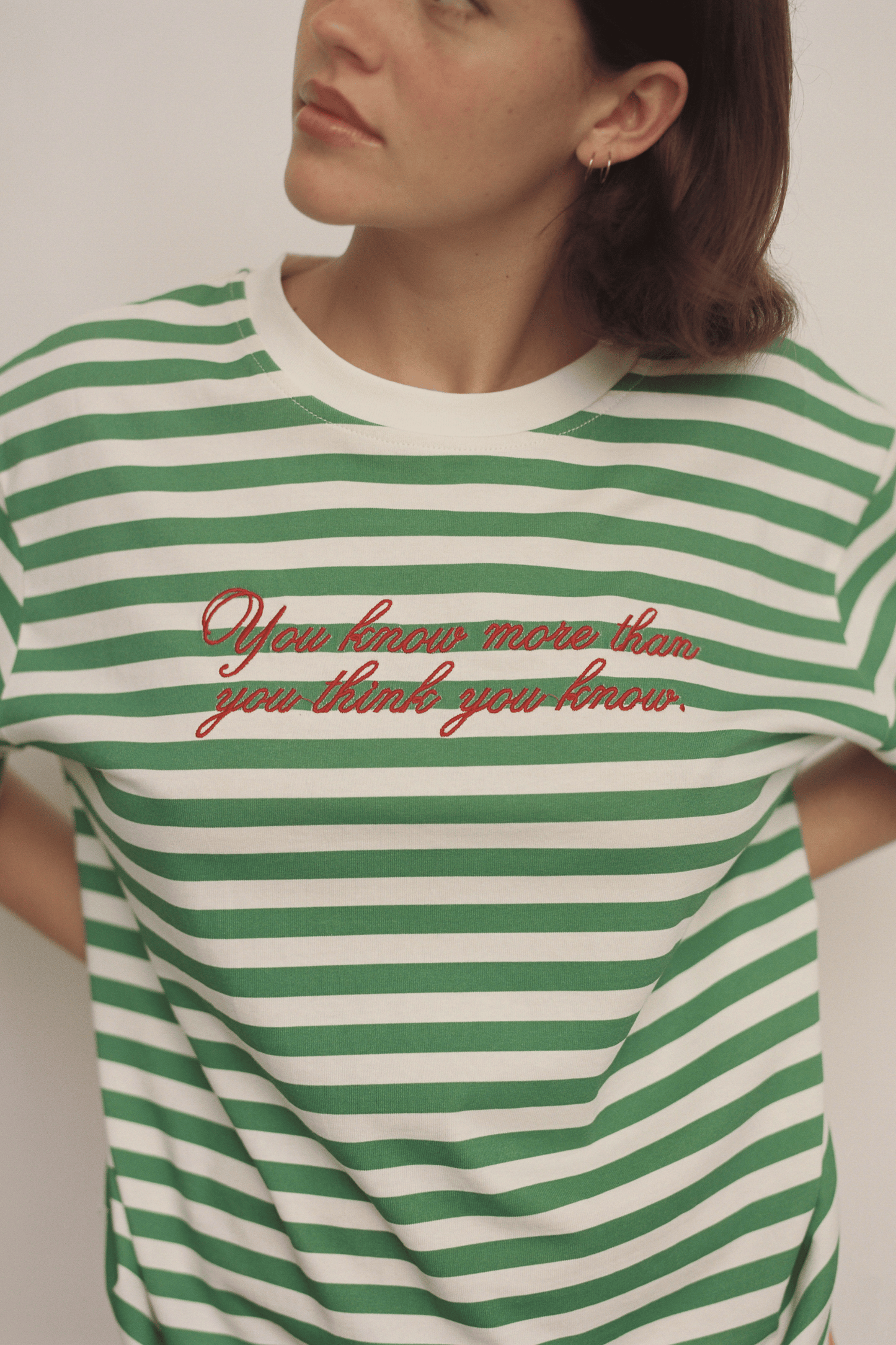 Morale T-Shirt - Green/White