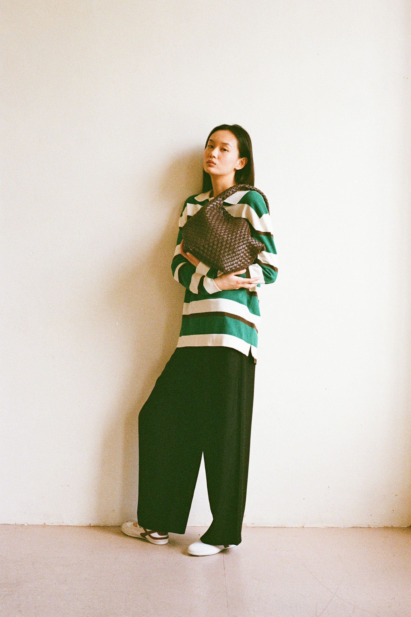 Prep Stripe Polo - Dark Green