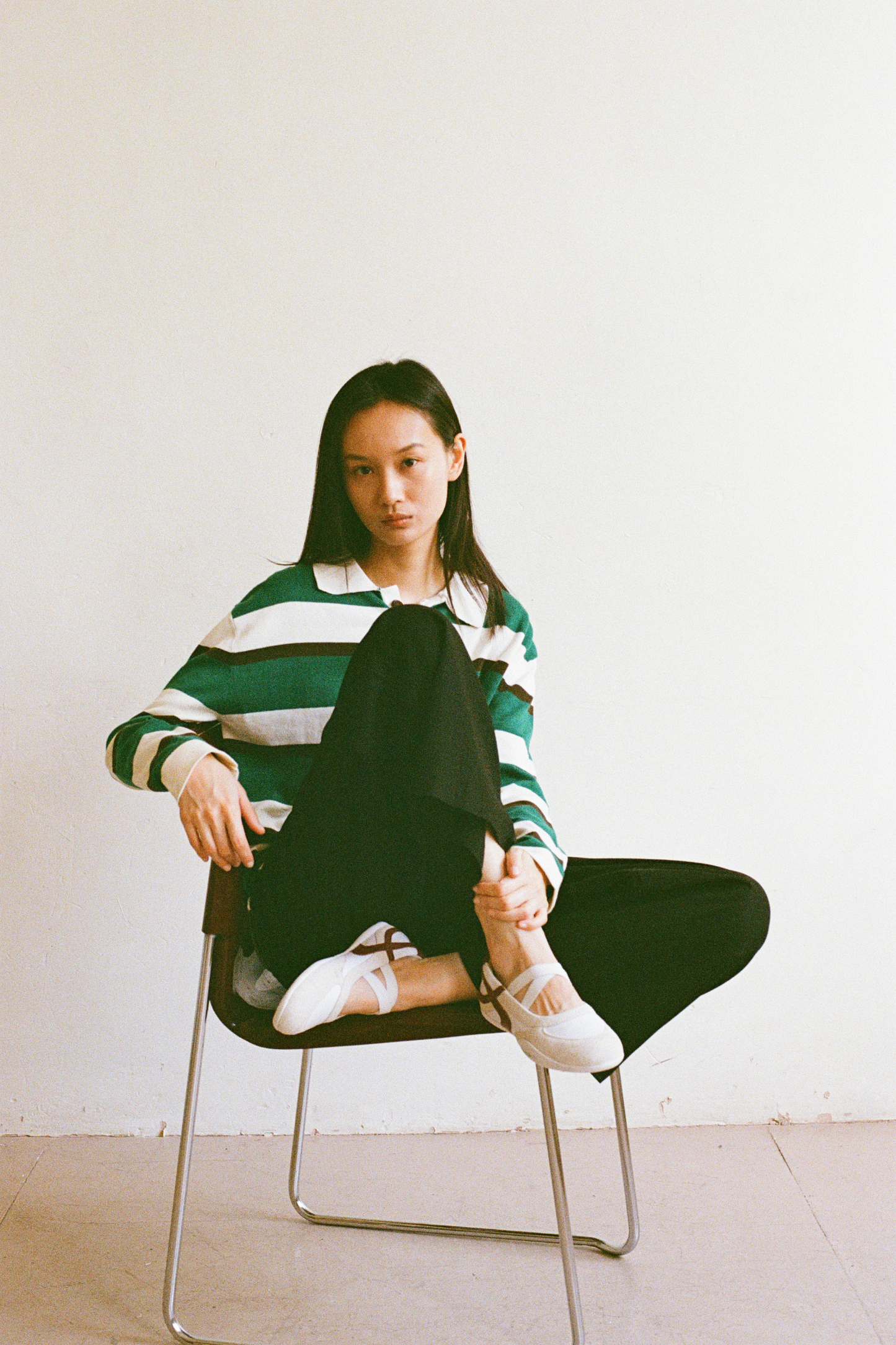 Prep Stripe Polo - Dark Green