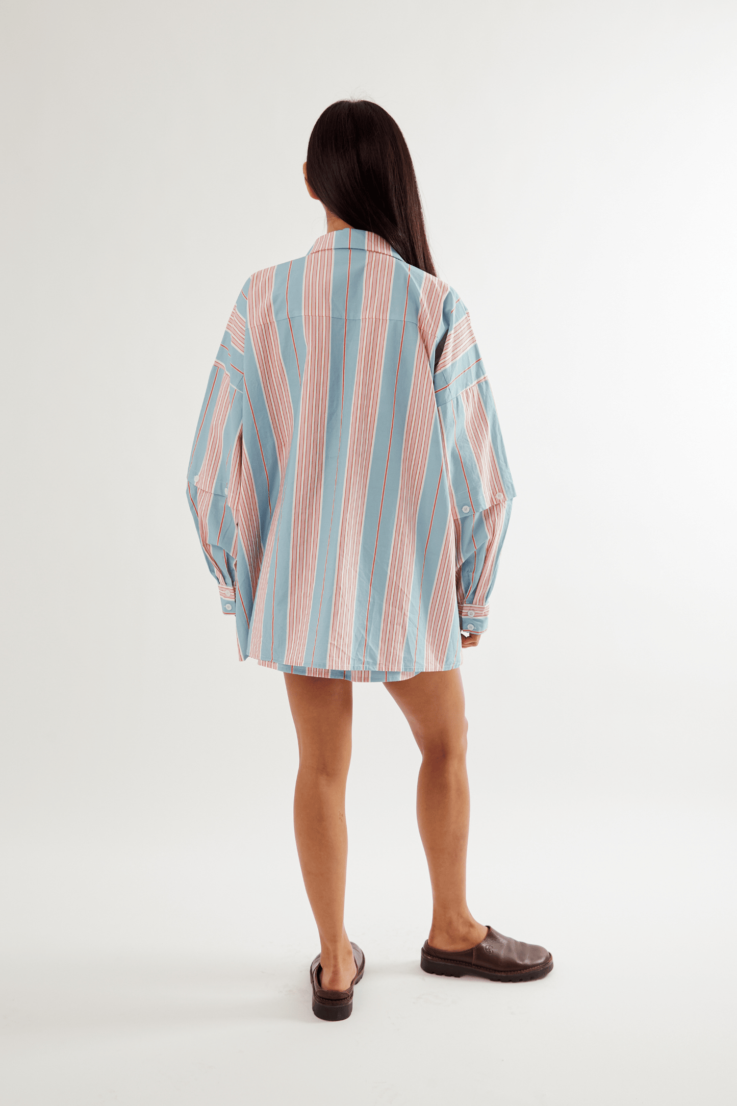 Eastern Skirt - Baby Blue/Pink