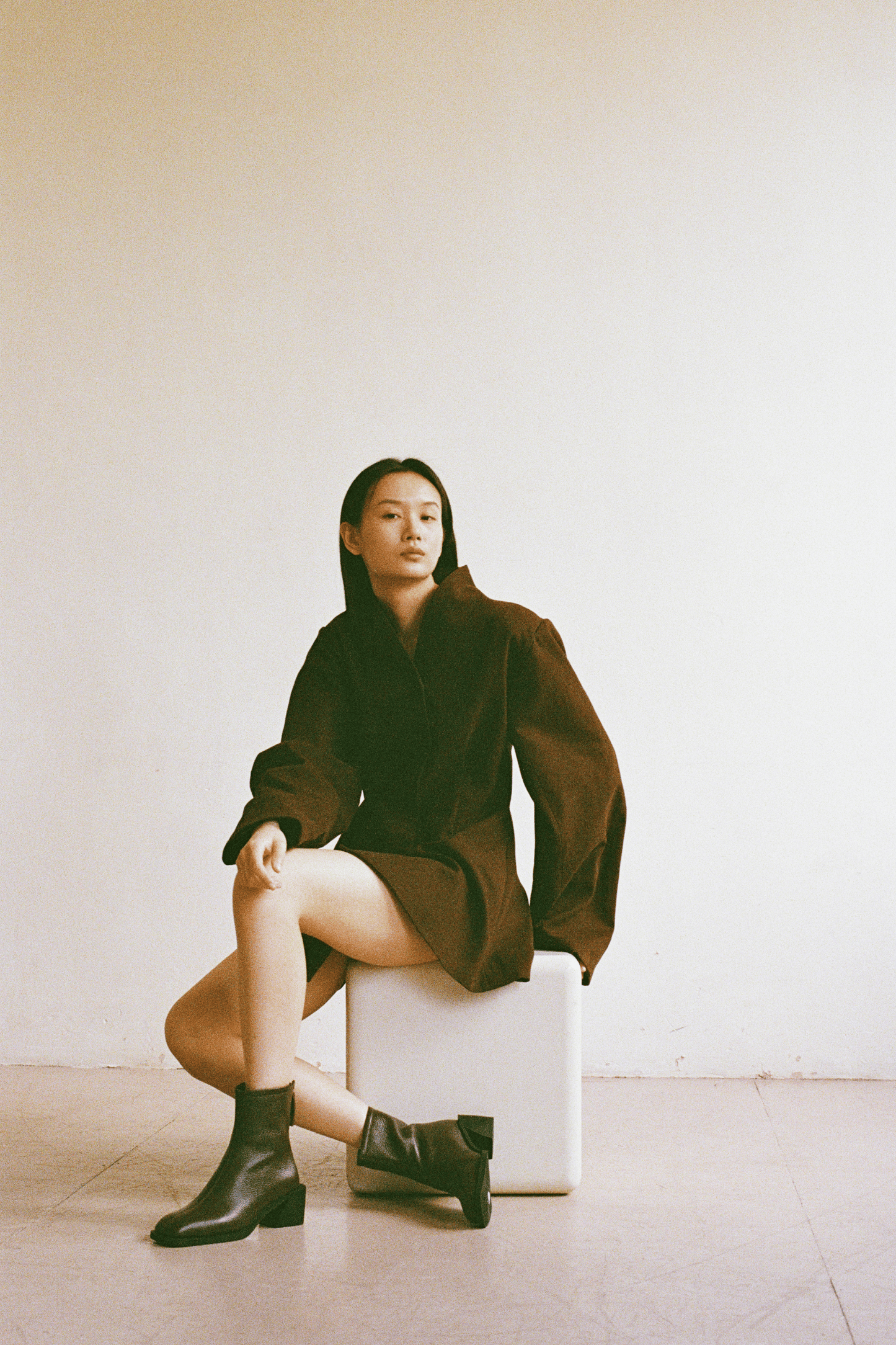 Brooklyn Square Toe Boot - Brown