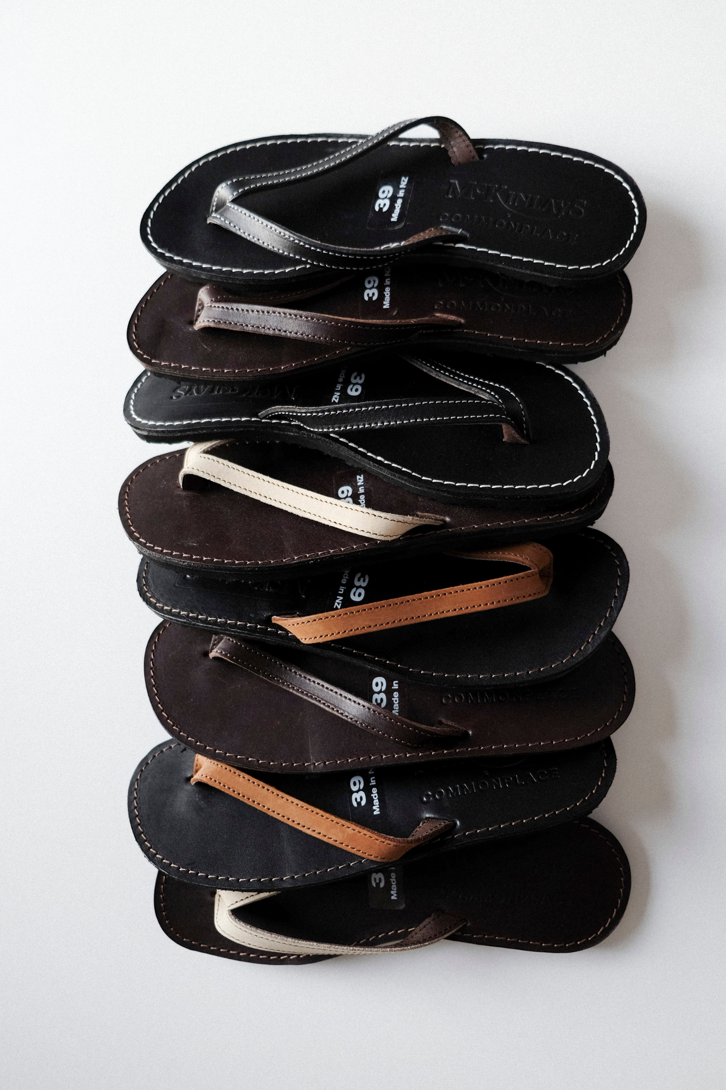 Mckinlays x Commonplace Boundary Sandal - Black/White