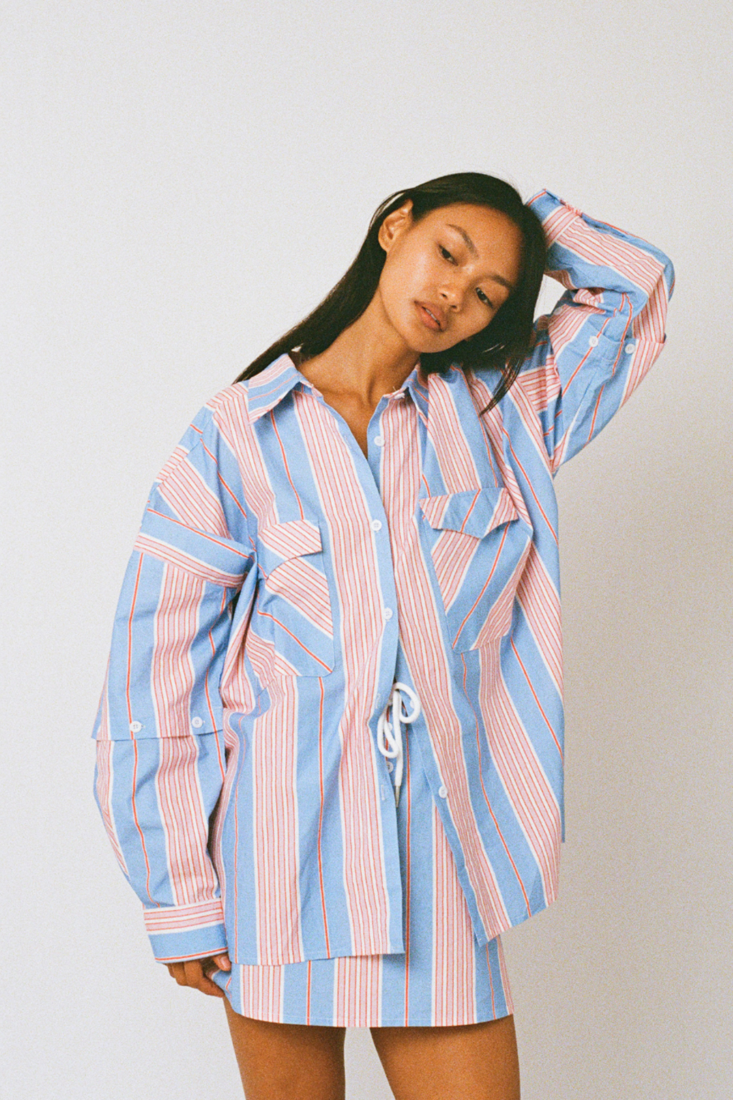 Eastern Shirt - Baby Blue/Pink