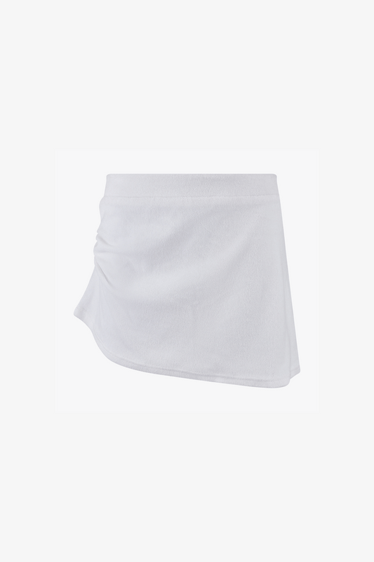 Terry Skirt - White