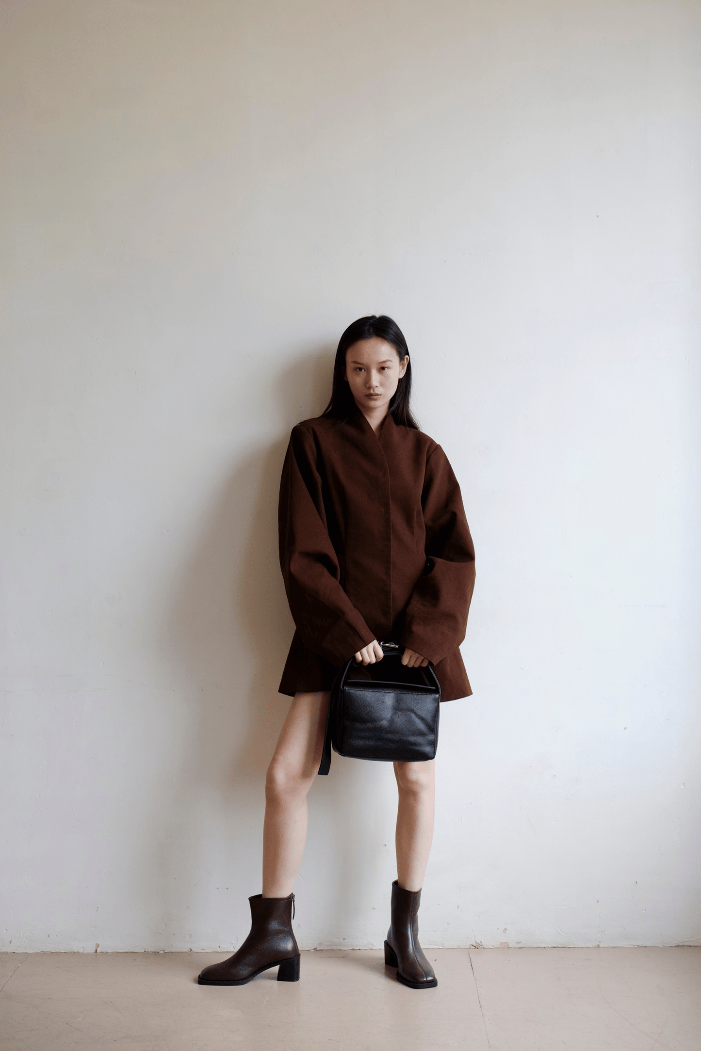 Brooklyn Square Toe Boot - Brown