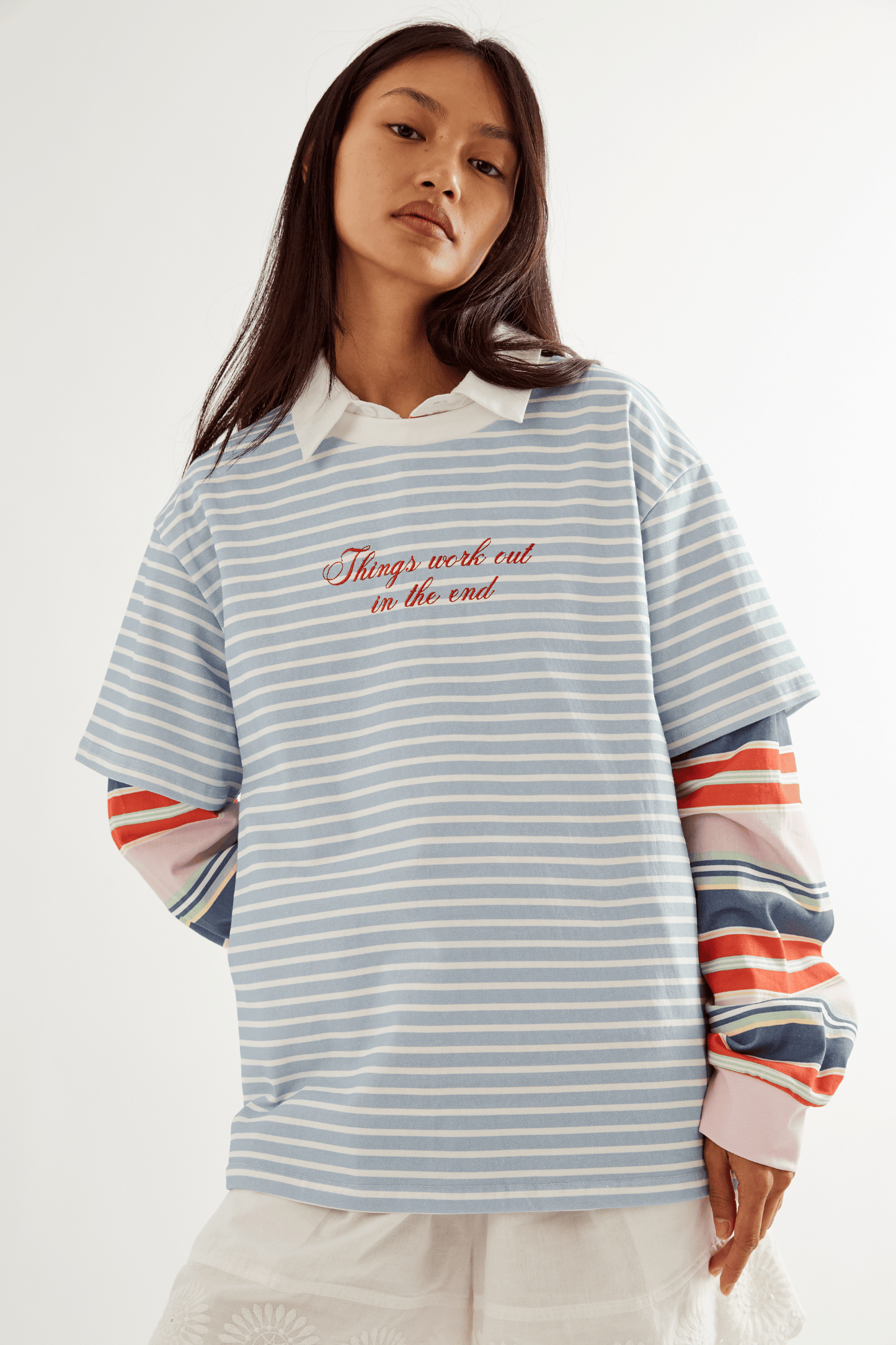 Morale T-Shirt - Baby Blue